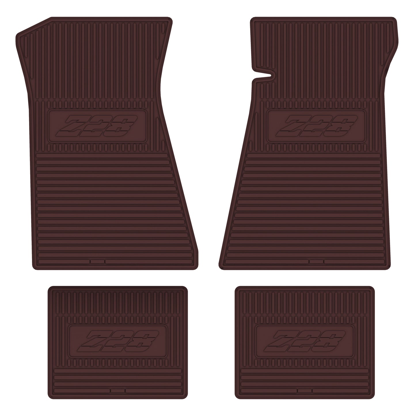 79-81 CHEVROLET CAMARO 'Z/28' FLOOR MATS - MAROON
