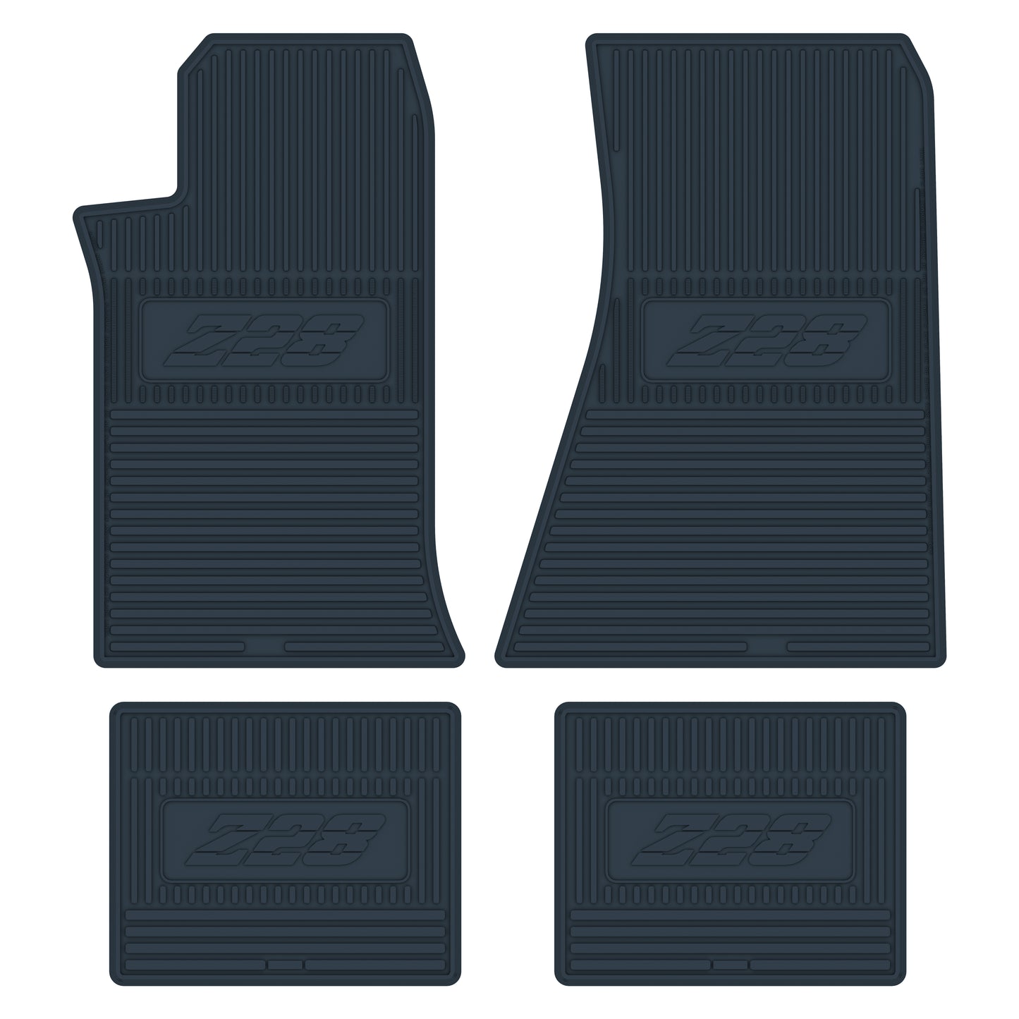 82-84 CHEVROLET CAMARO 'Z/28' FLOOR MATS - DARK BLUE