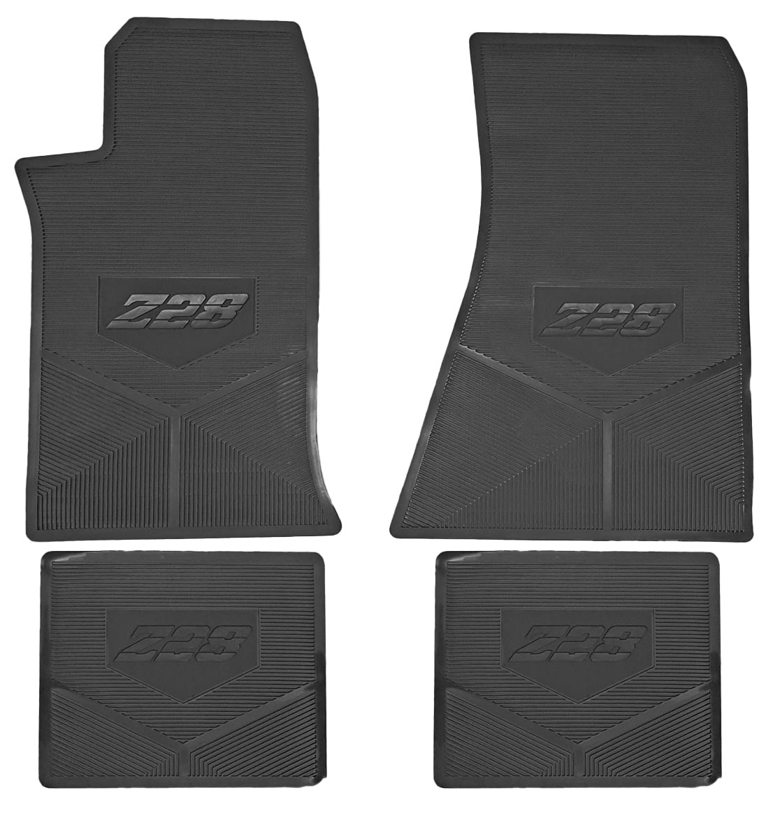 85-92 CHEVROLET CAMARO 'Z/28' FLOOR MATS - BLACK