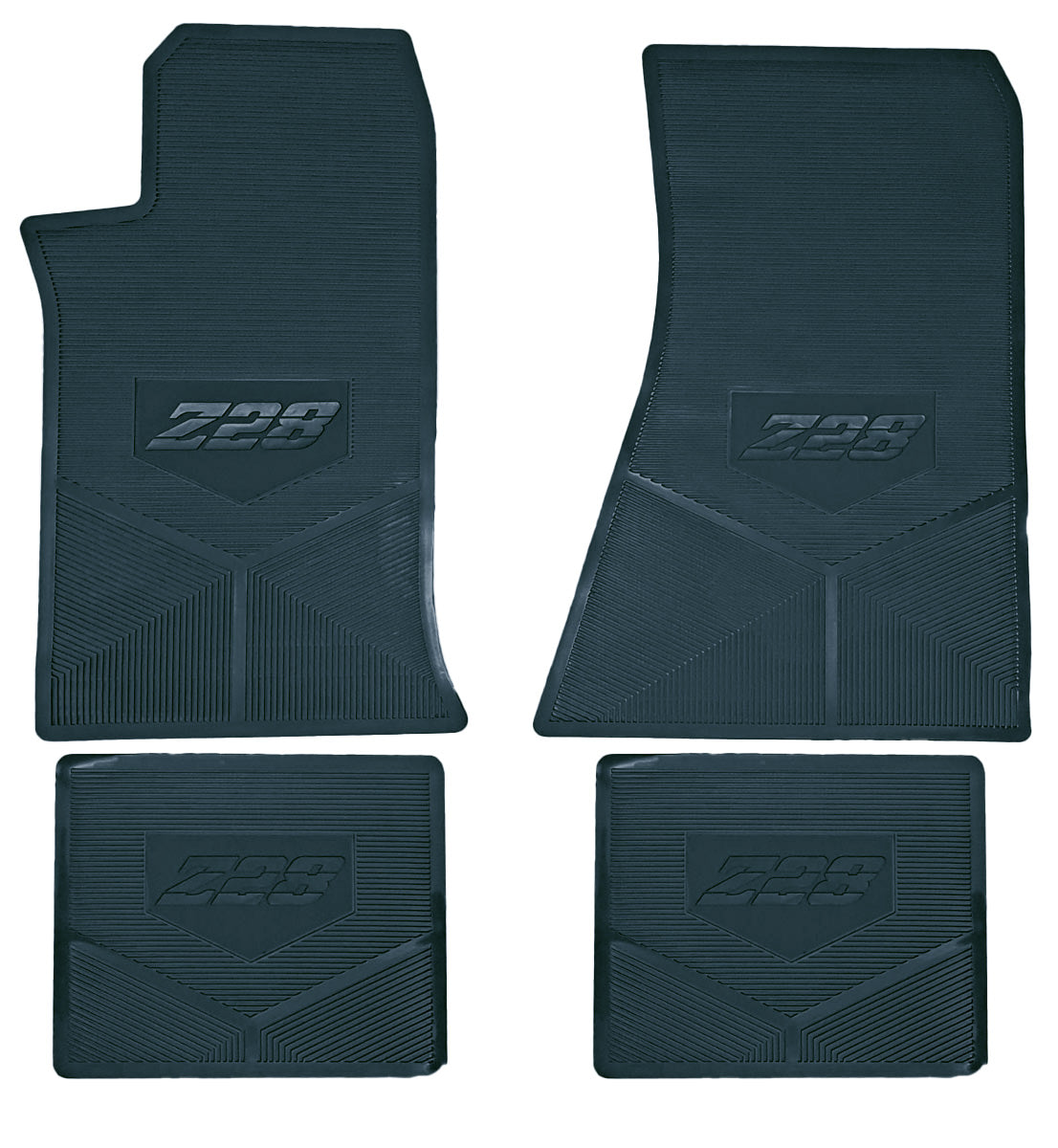 85-92 CHEVROLET CAMARO 'Z/28' FLOOR MATS - DARK BLUE