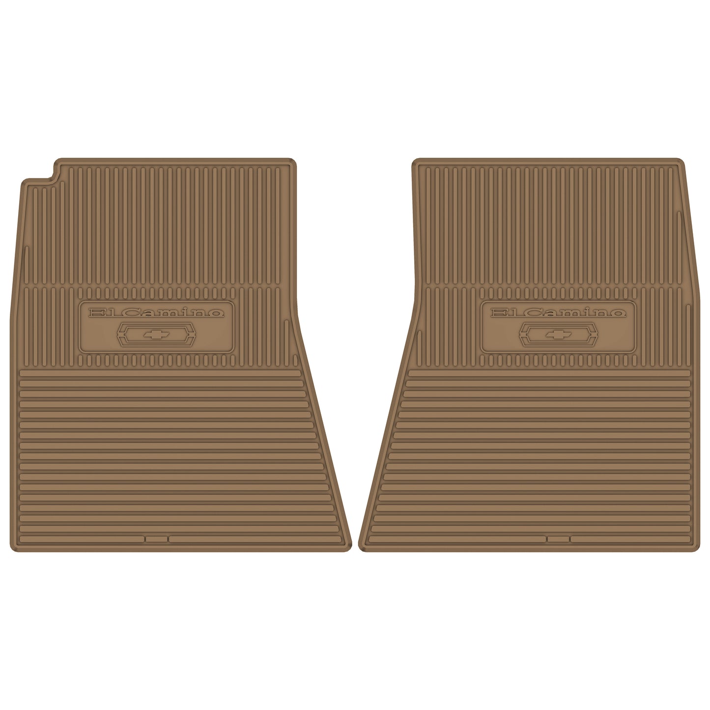 70 CHEVROLET 'EL CAMINO W/ BOWTIE' FLOOR MATS - TAN