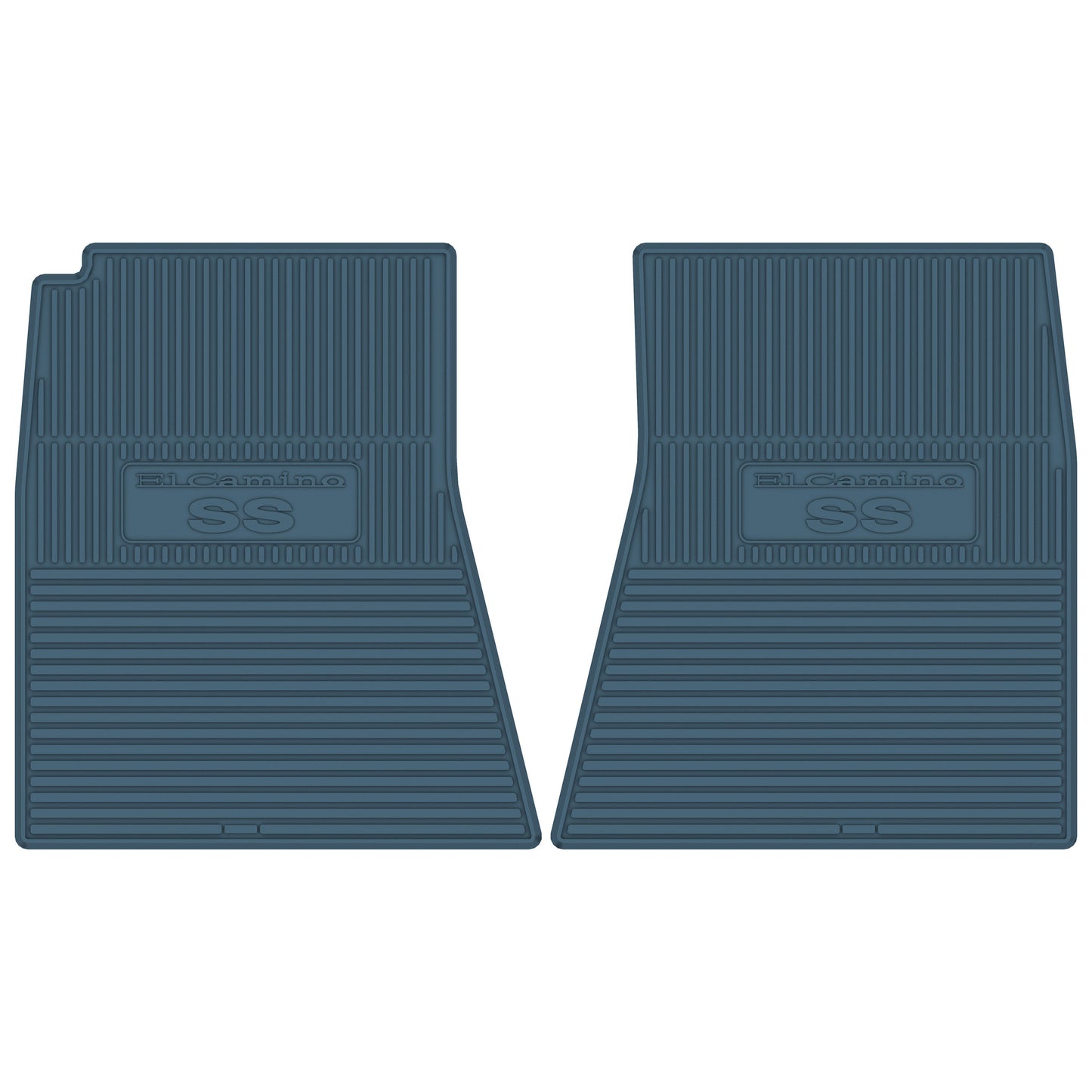 70-72 CHEVRIOLET 'EL CAMINO SS' FLOOR MATS - MEDIUM BLUE