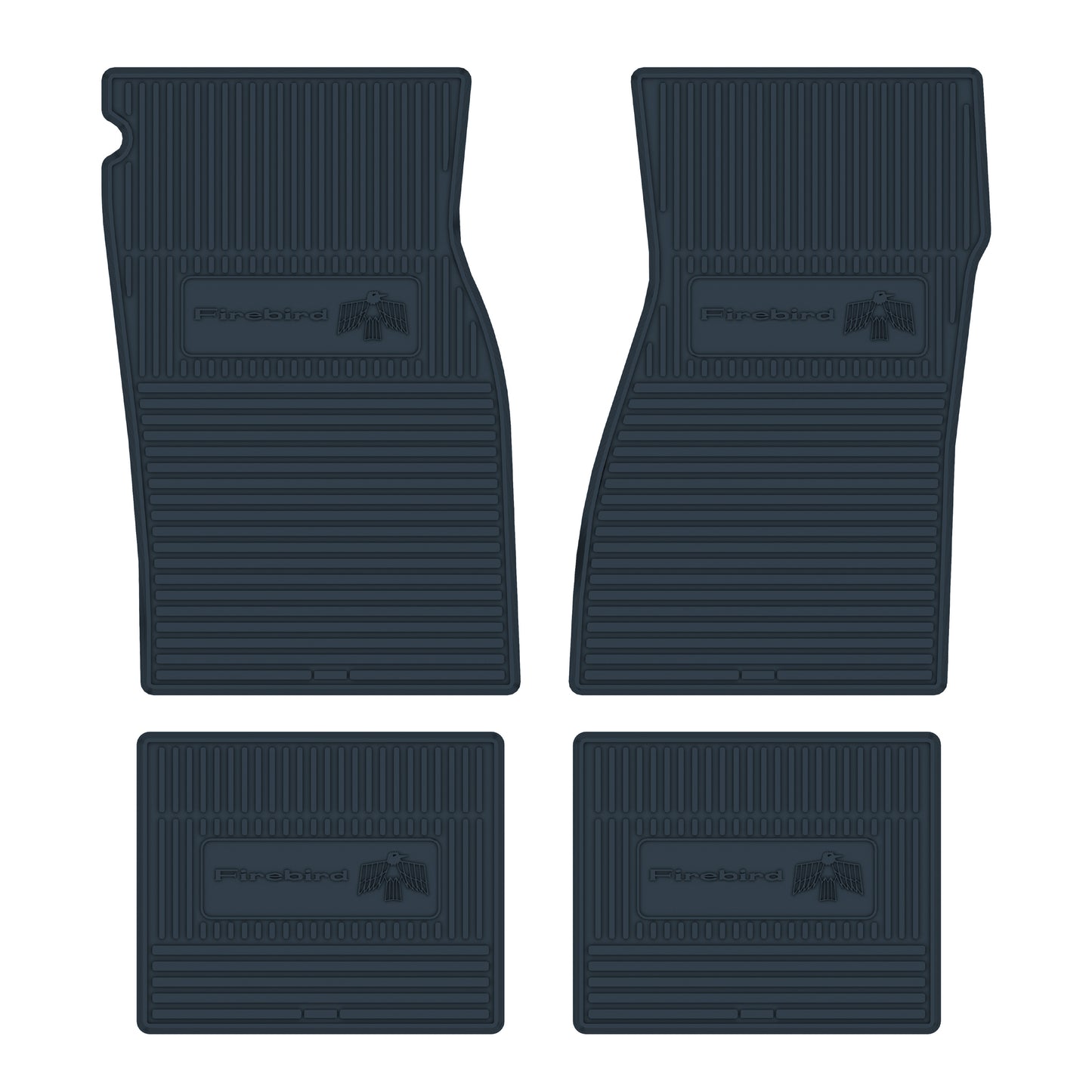 67-69 PONTIAC 'FIREBIRD' FLOOR MATS - DARK BLUE