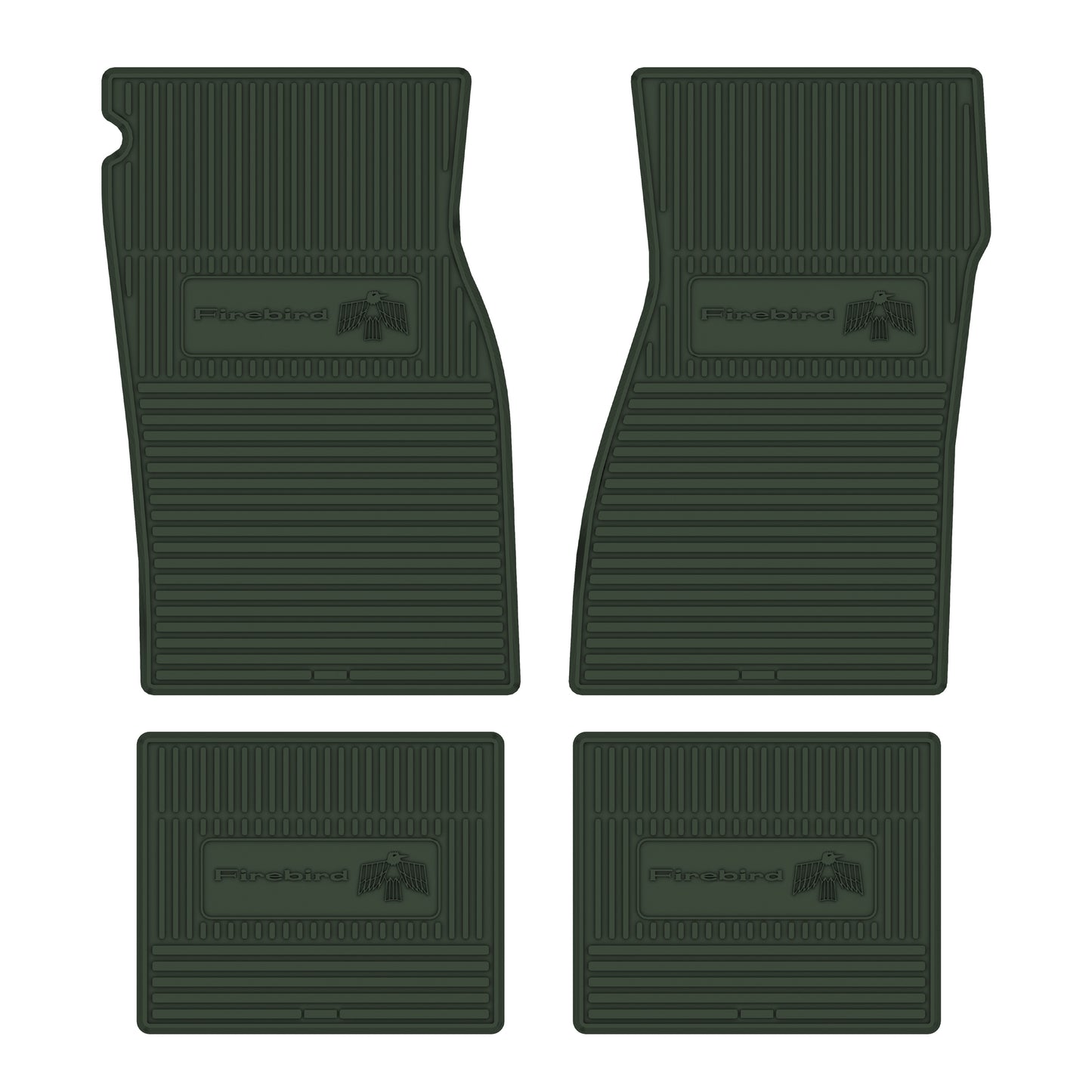 67-69 PONTIAC 'FIREBIRD' FLOOR MATS - GREEN