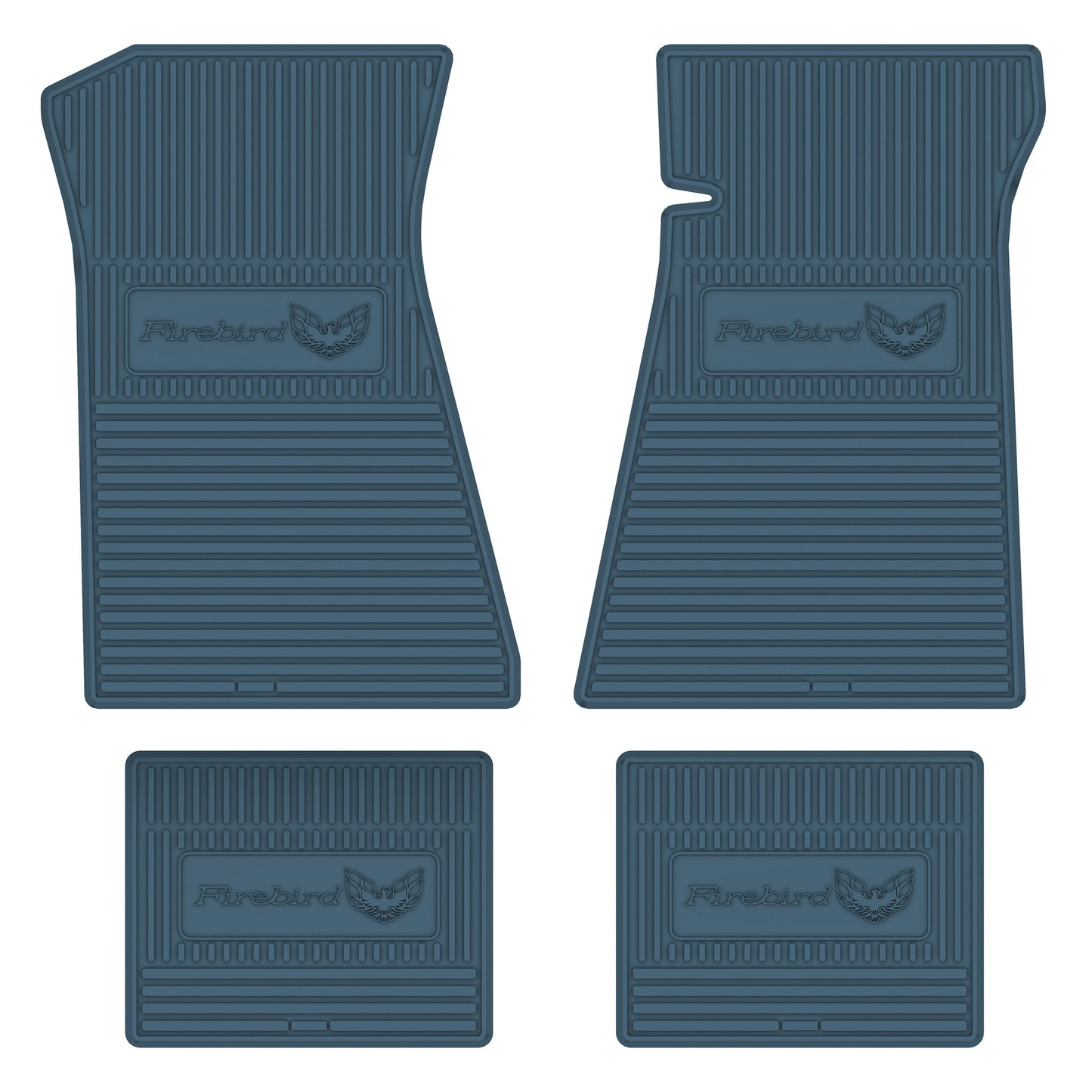 75-81 PONTIAC 'FIREBIRD' FLOOR MATS - MEDIUM BLUE