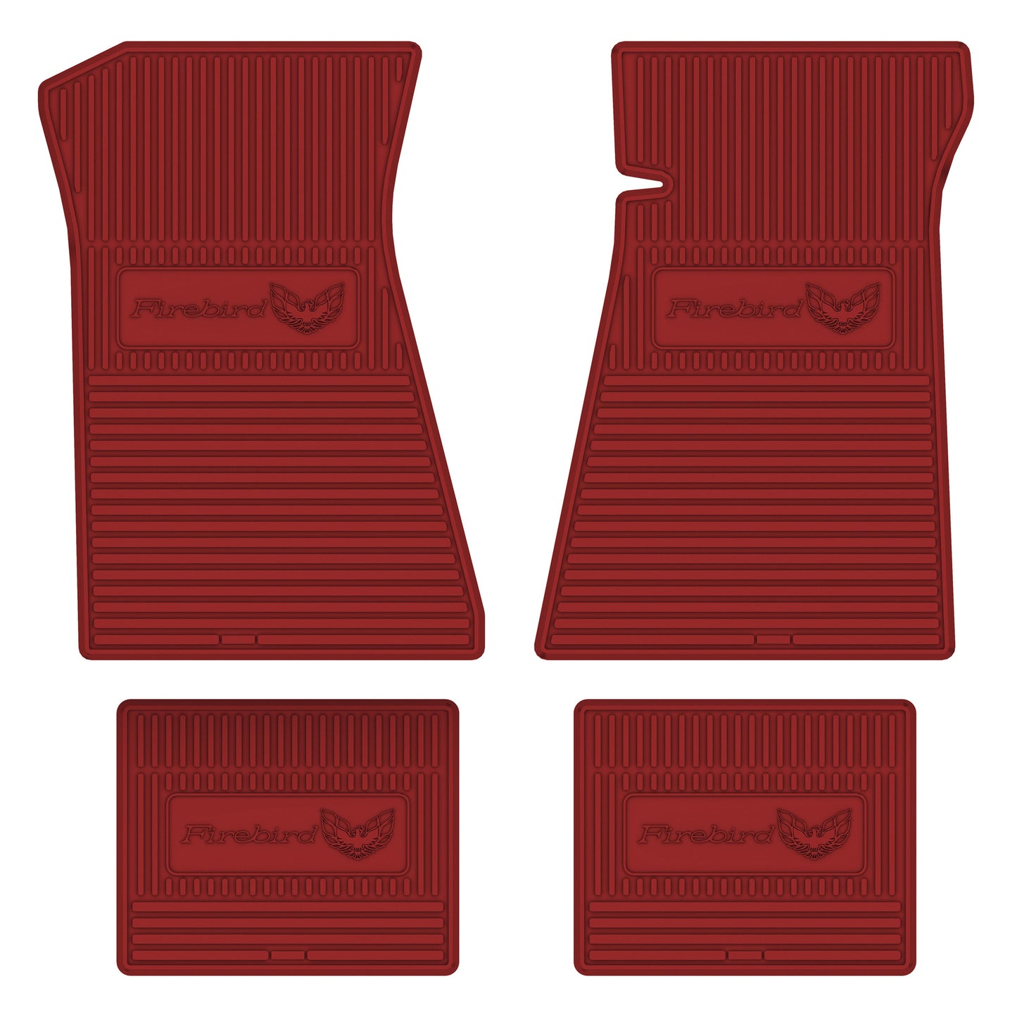 75-81 PONTIAC 'FIREBIRD' FLOOR MATS - RED