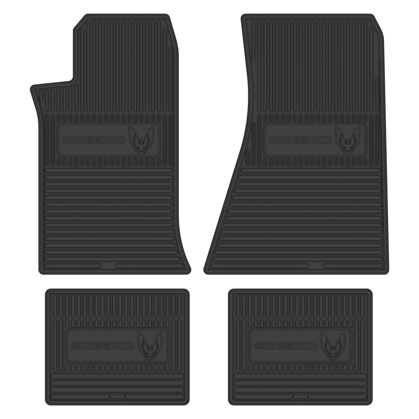 82-84 PONTIAC 'FIREBIRD' FLOOR MATS - BLACK