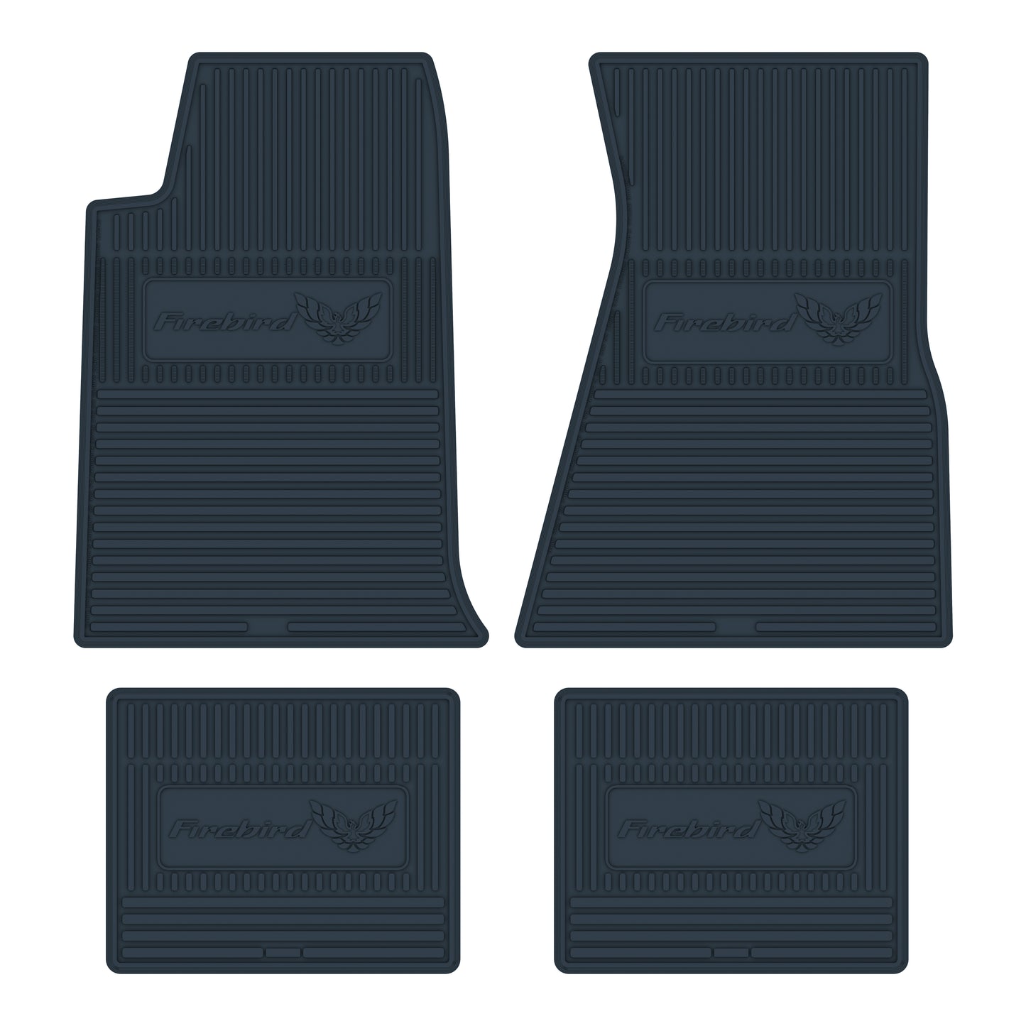 98-02 PONTIAC 'FIREBIRD' FLOOR MATS - DARK BLUE