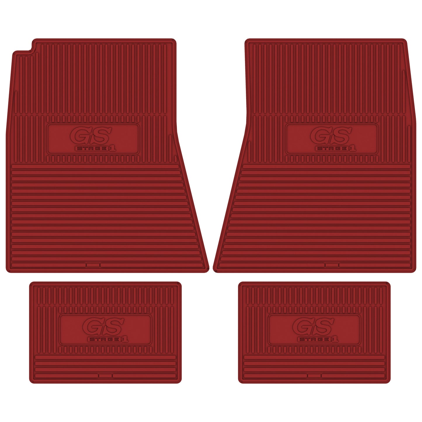 70/72 GS STAGE 1 VINYL FLOOR MATS - RED