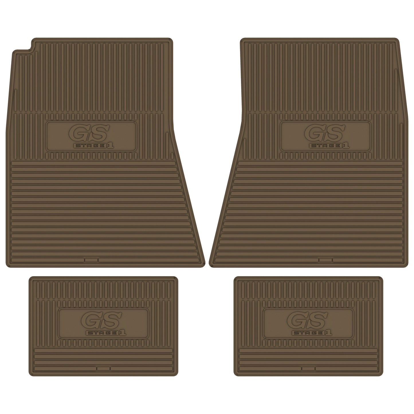 70-72 BUICK GRAN SPORT 'GS STAGE 1' FLOOR MATS - DARK GOLD