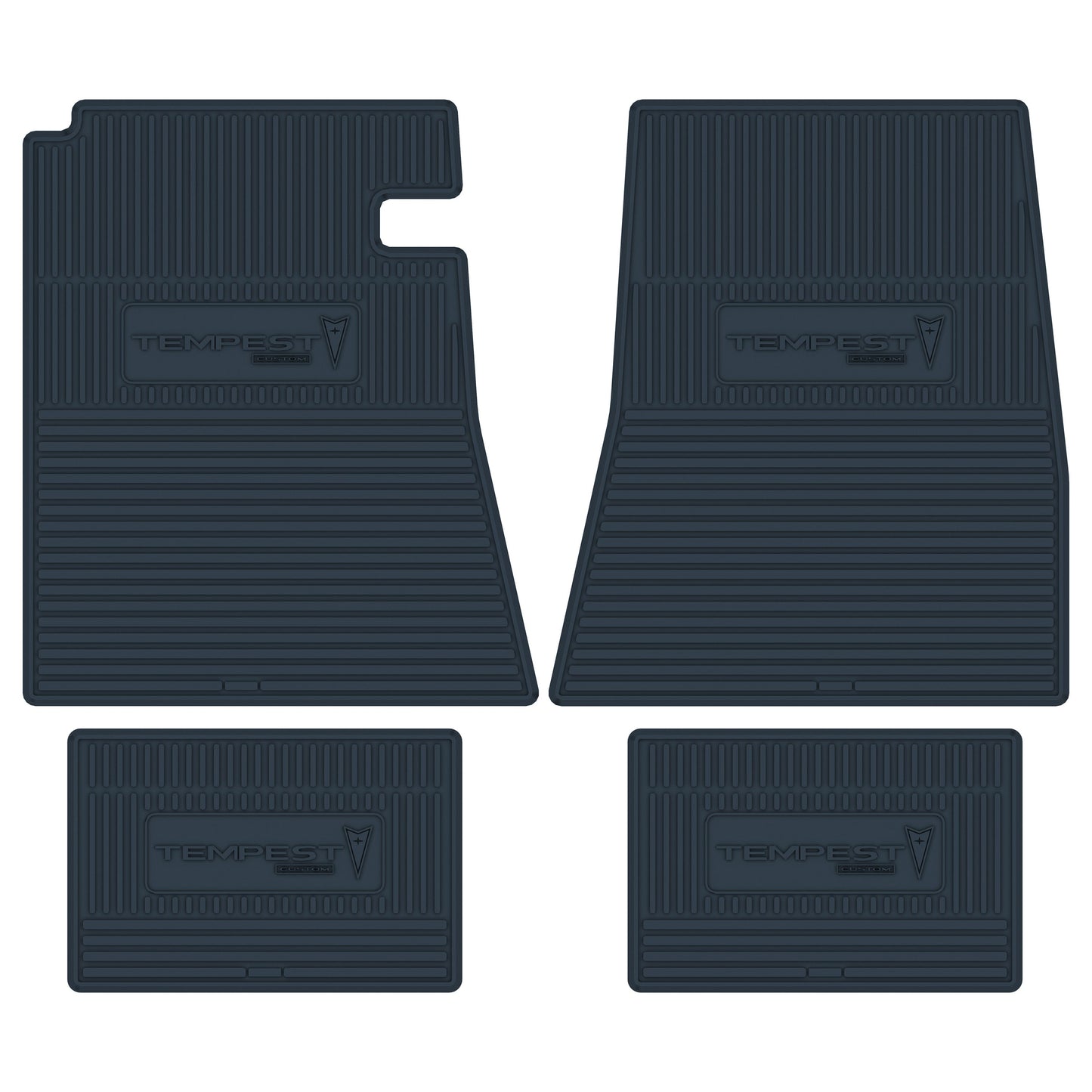65 PONTIAC 'TEMPEST CUSTOM' FLOOR MATS - DARK BLUE