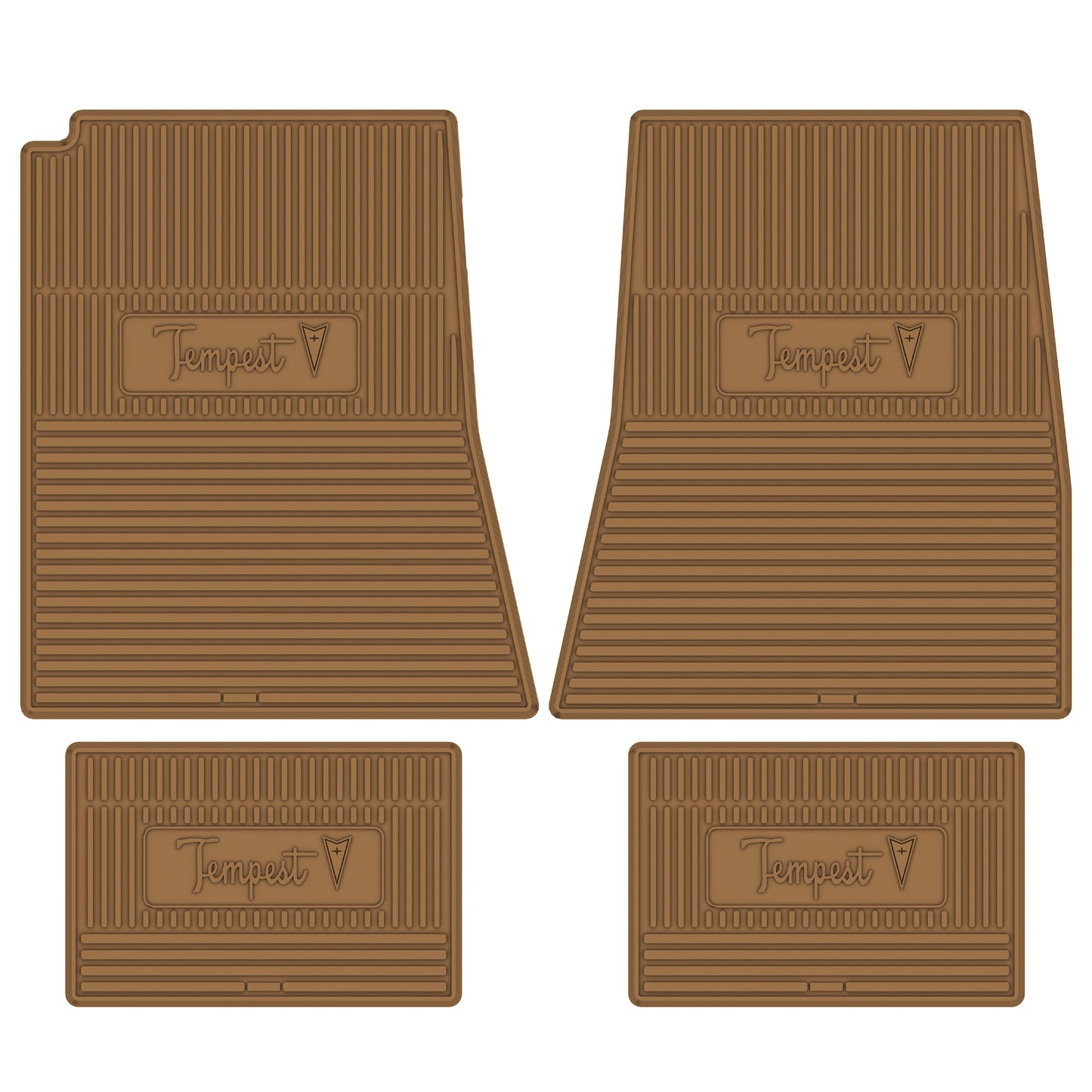 66 PONTIAC 'TEMPEST' FLOOR MATS - GOLD