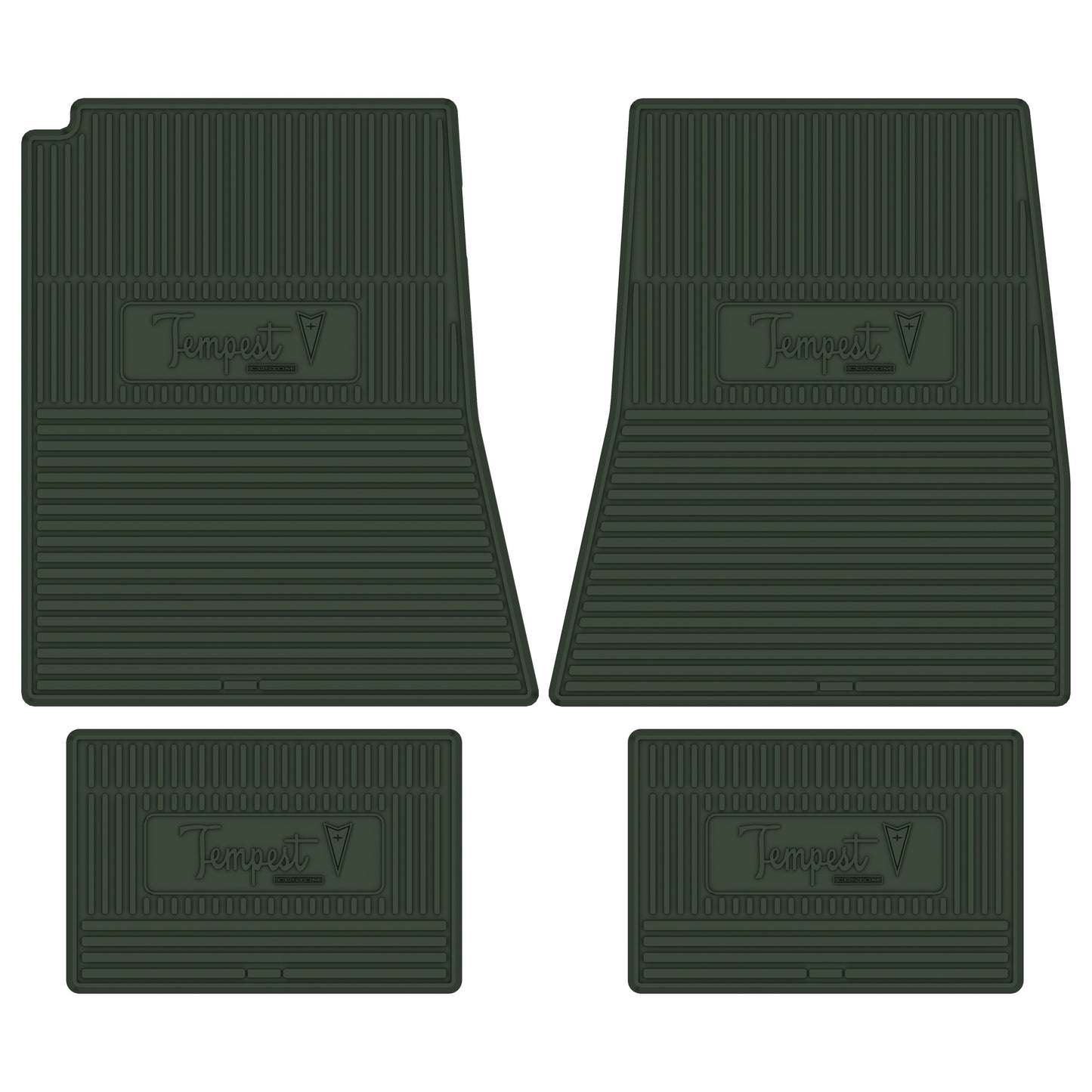 66 PONTIAC 'TEMPEST CUSTOM' FLOOR MATS - GREEN