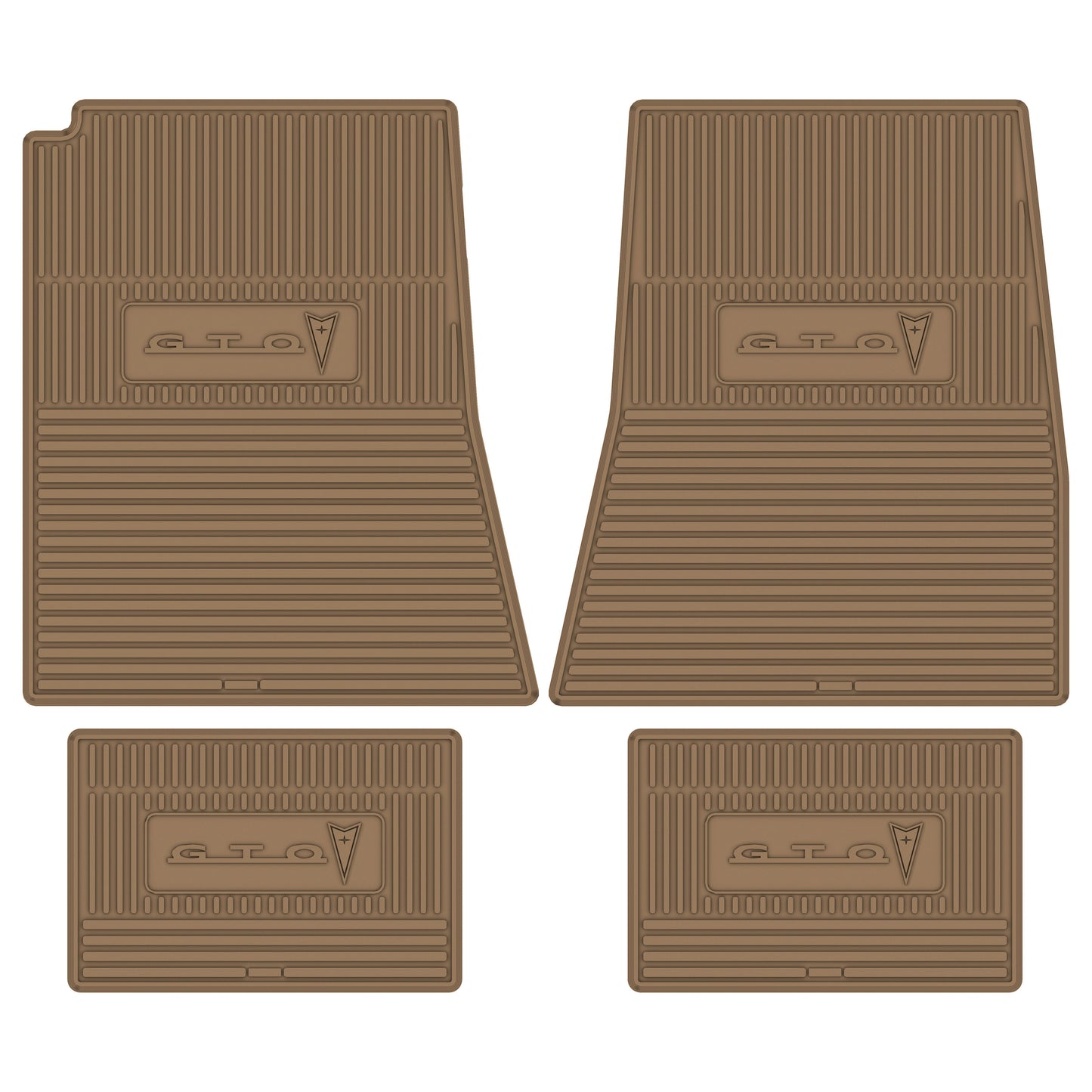 66-67 PONTIAC 'GTO' FLOOR MATS - TAN