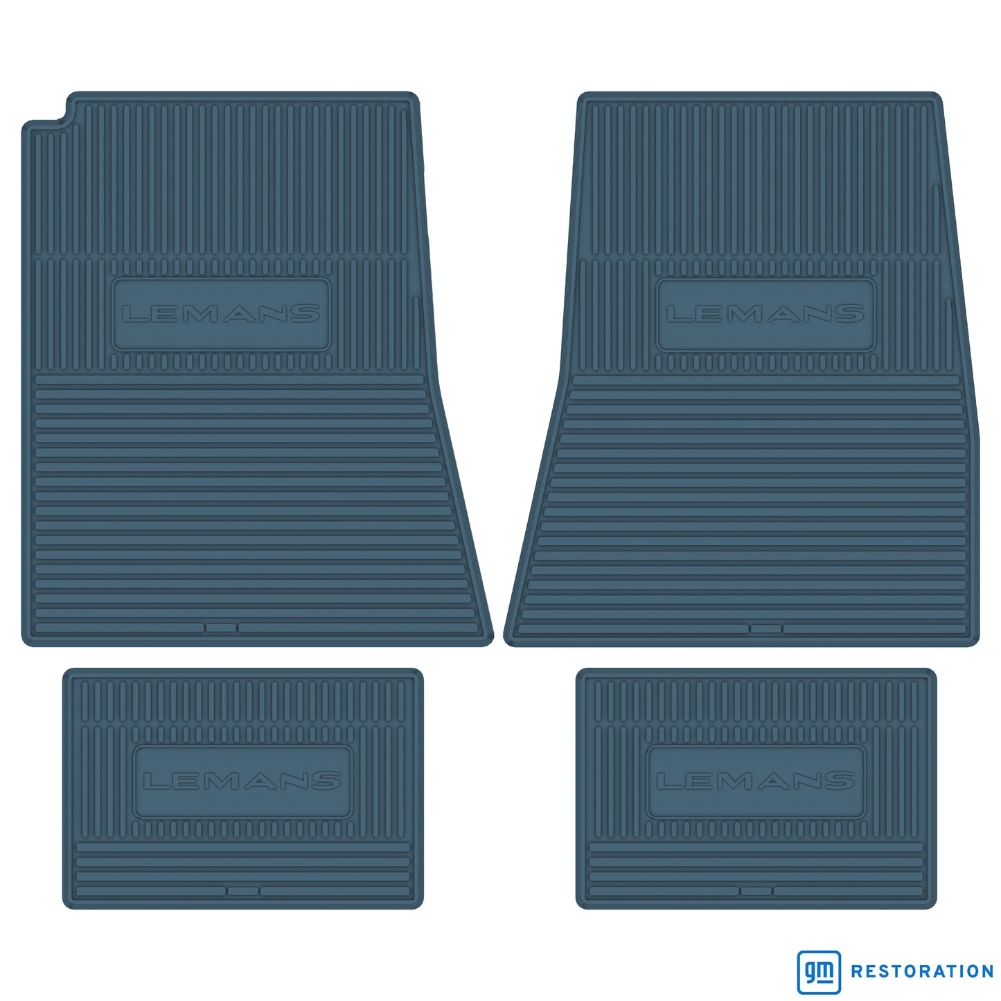 66 PONTIAC 'LEMANS' FLOOR MATS - MEDIUM BLUE