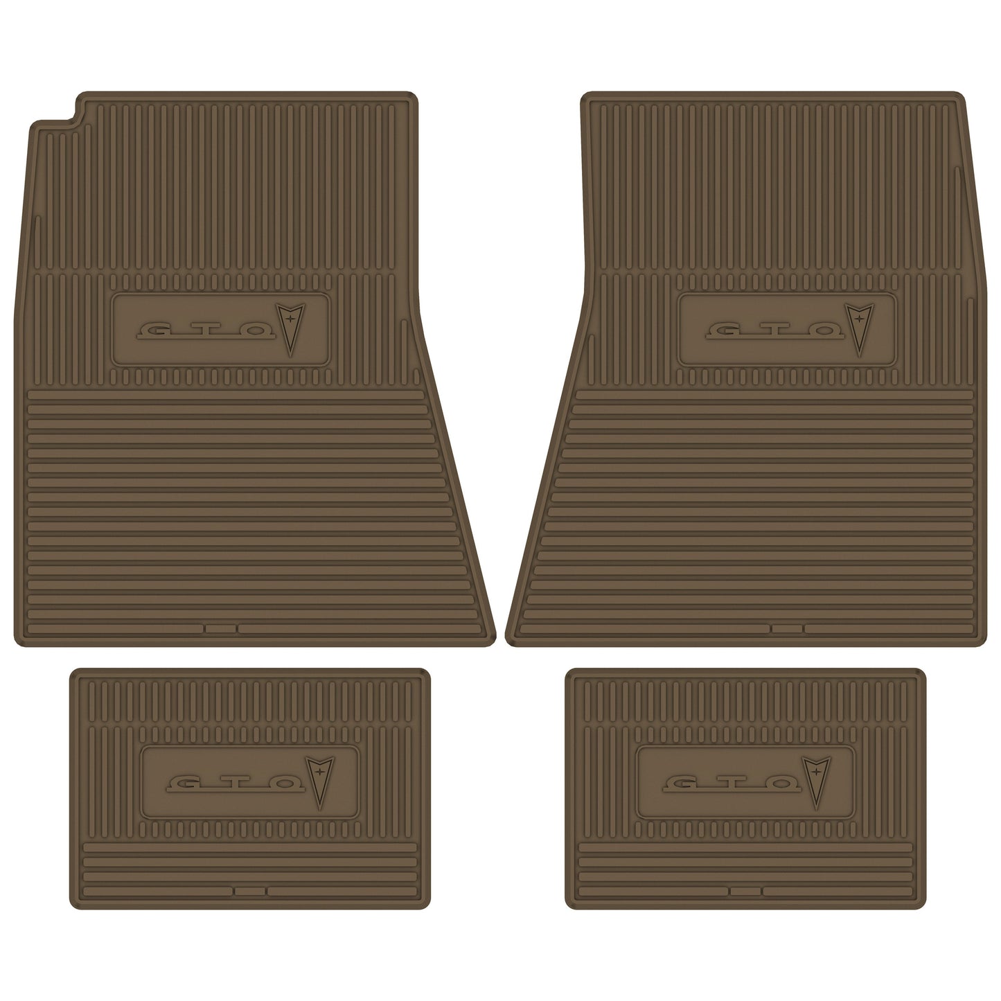 68-72 PONTIAC 'GTO' FLOOR MATS - DARK GOLD