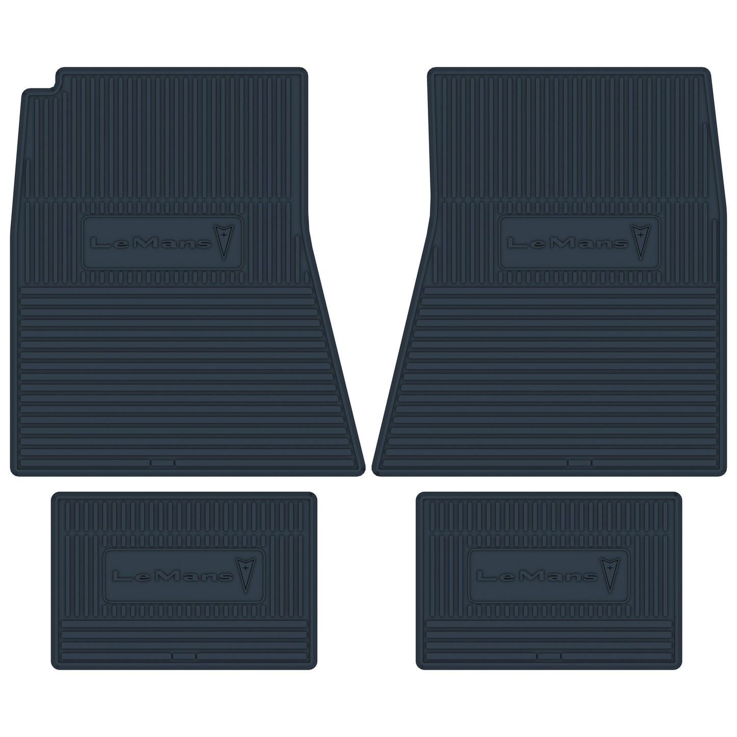 68-69 PONTIAC 'LEMANS' FLOOR MATS - DARK BLUE