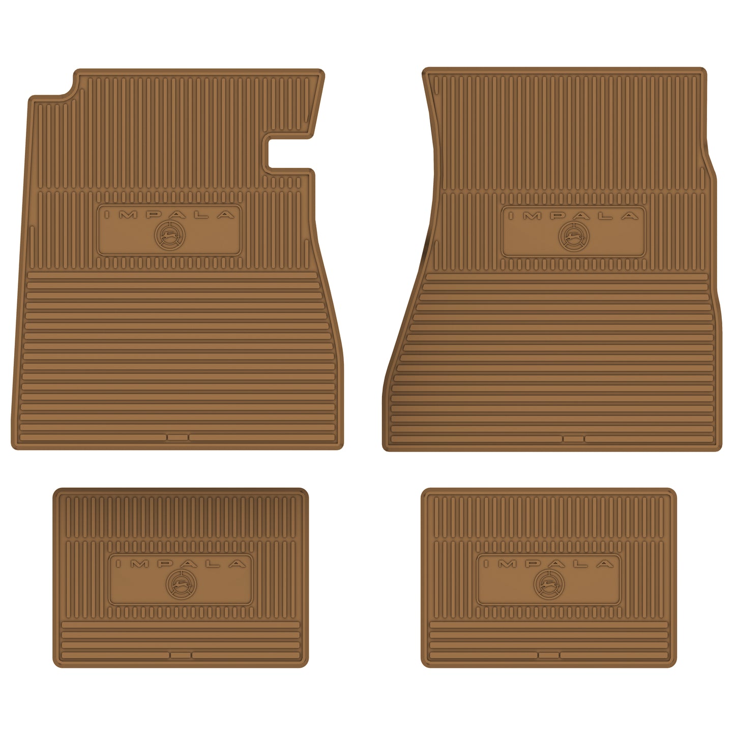 65-66 CHEVROLET 'IMPALA' FLOOR MATS - GOLD