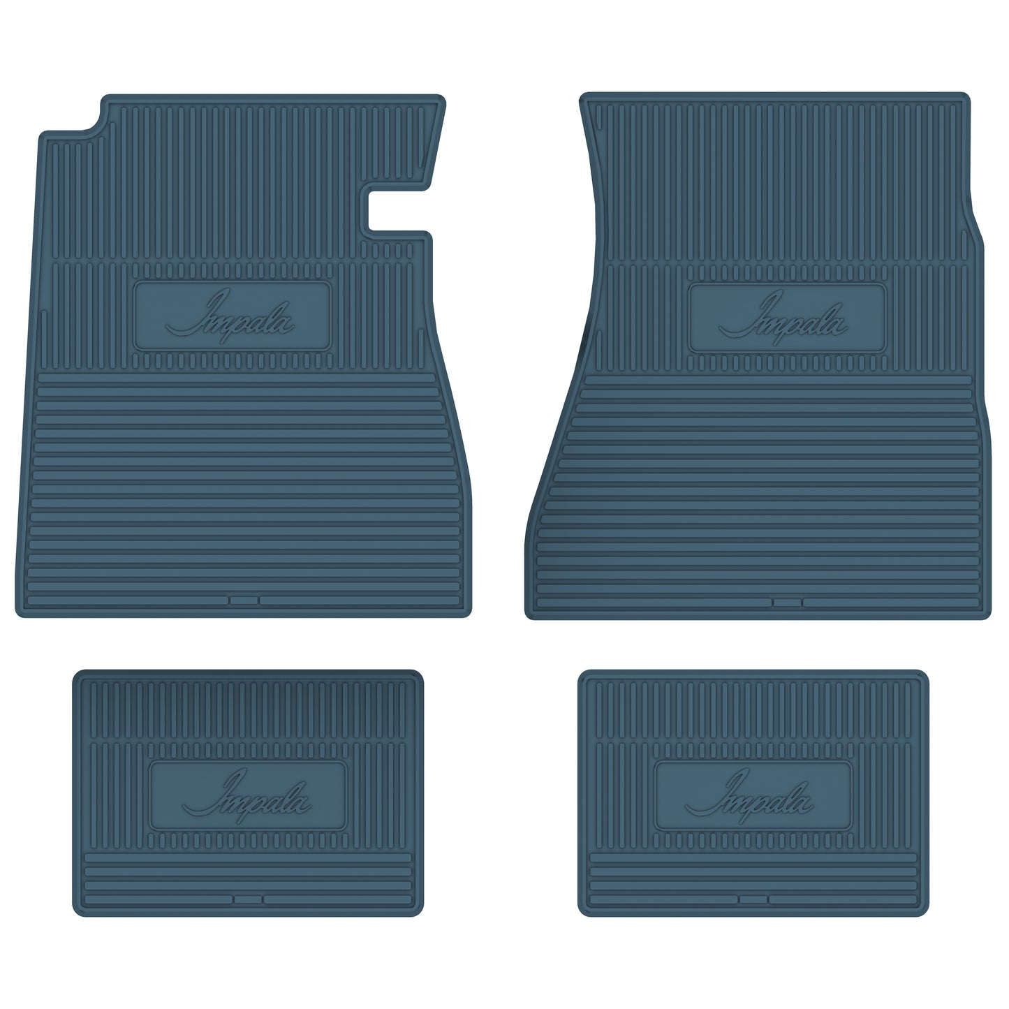 69-70 CHEVROLET 'IMPALA' FLOOR MATS - MEDIUM BLUE