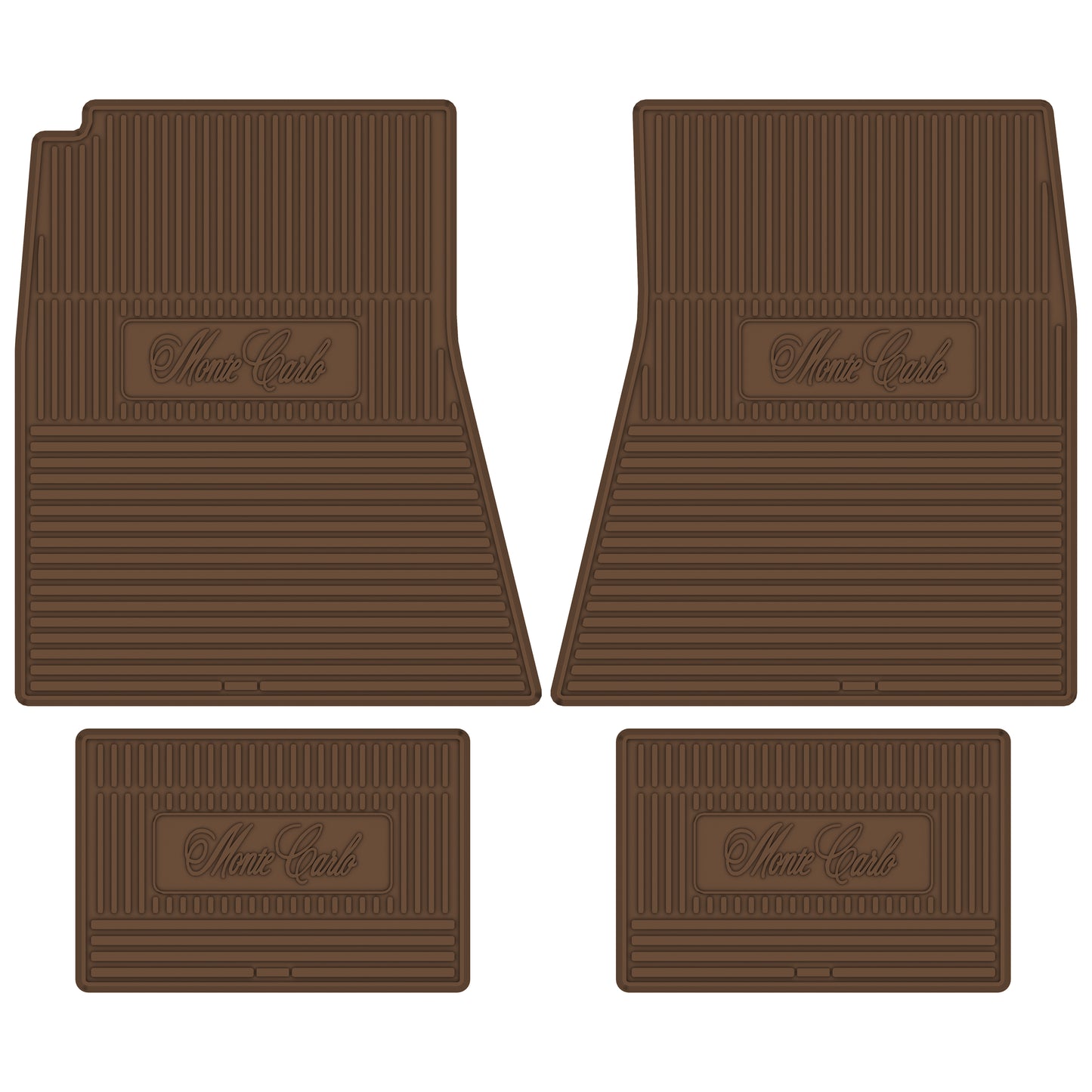70-72 CHEVROLET 'MONTE CARLO' FLOOR MATS - SADDLE
