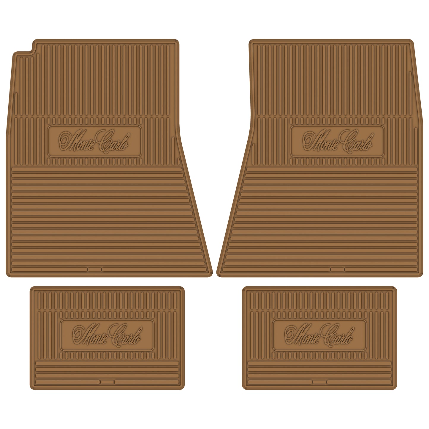 70-72 CHEVROLET 'MONTE CARLO' FLOOR MATS - GOLD