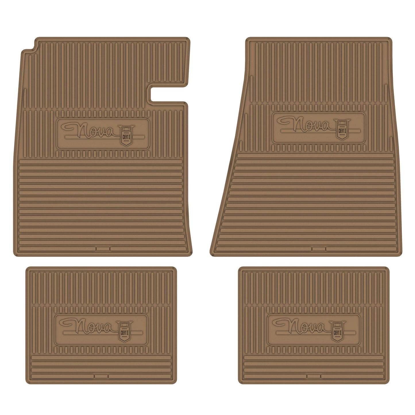 62-64 CHEVROLET 'NOVA' FLOOR MATS - TAN