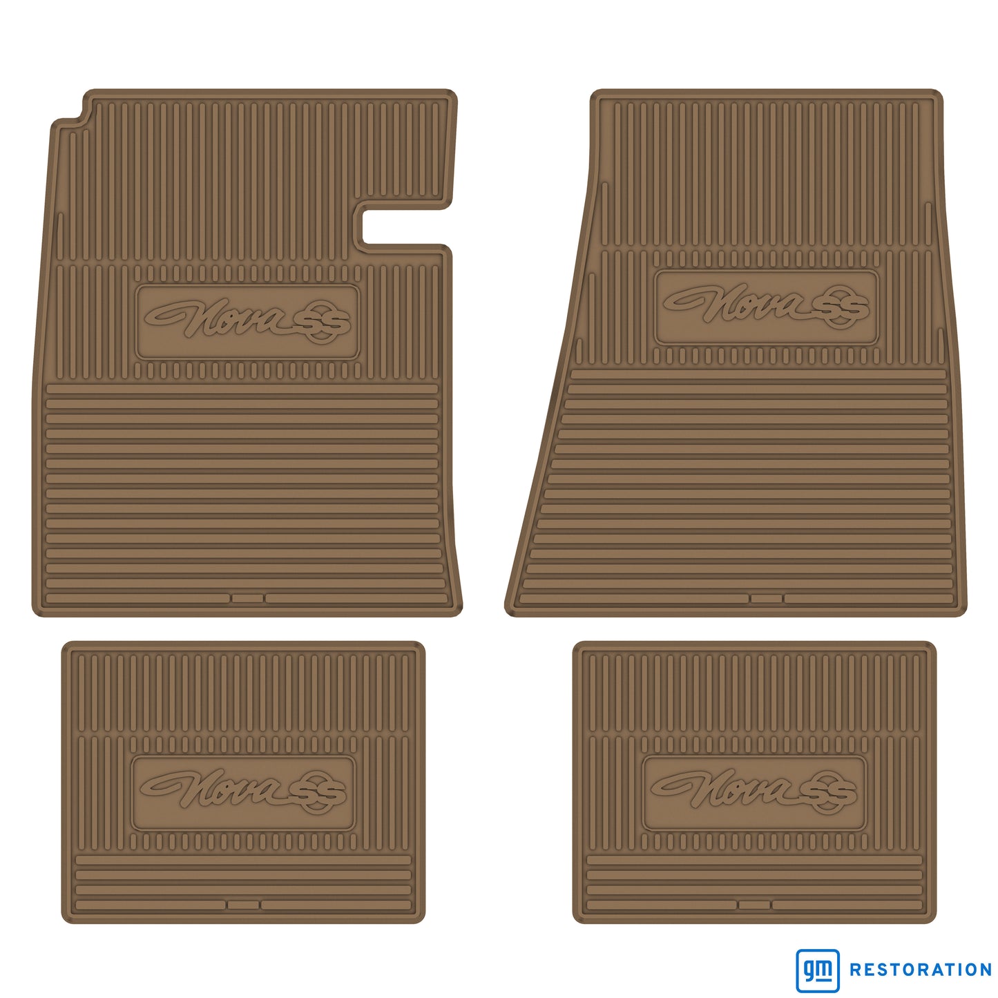 65 CHEVROLET 'NOVA SS' FLOOR MATS - TAN