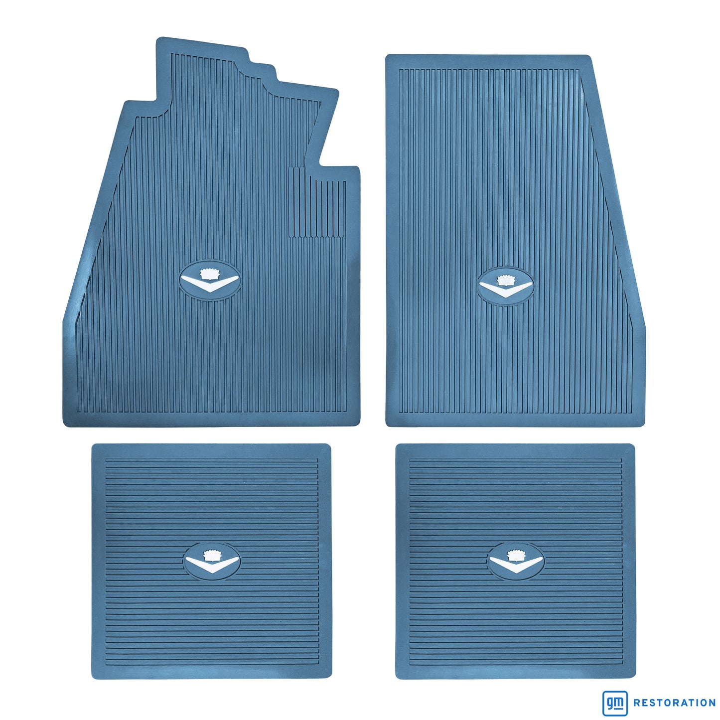 57-58 CADILLAC 'ORIGINAL REPRODUCTION' FLOOR MATS- MEDIUM BLUE