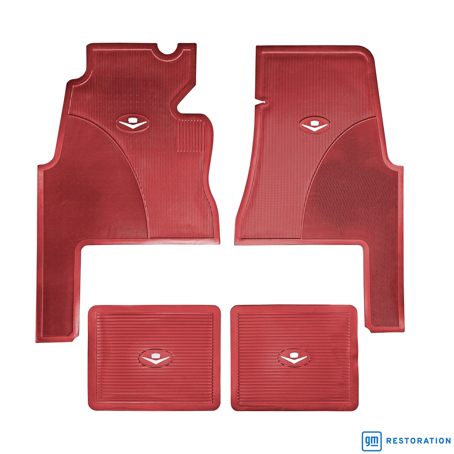 59-60 CADILLAC 'ORIGINAL REPRODUCTION' 2-DOOR FLOOR MATS - RED