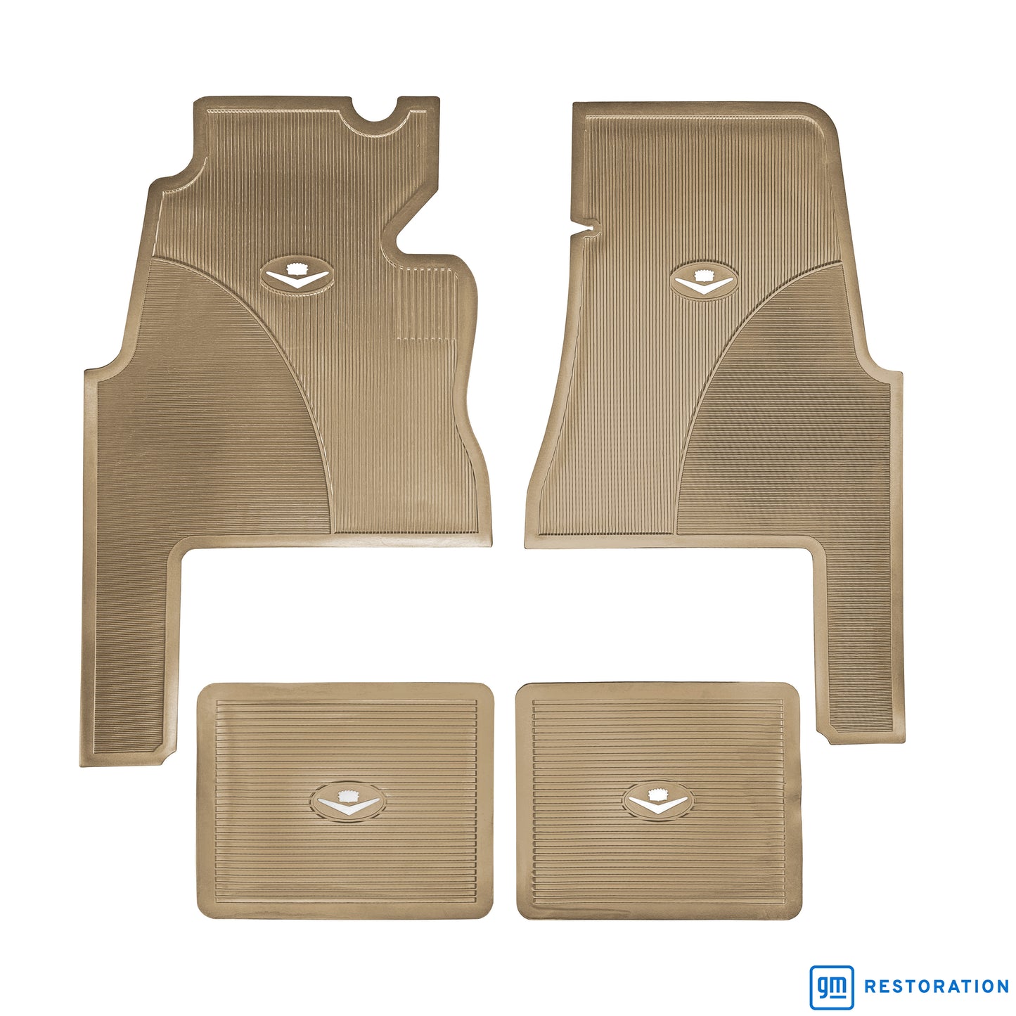 59-60 CADILLAC 'ORIGINAL REPRODUCTION' 2-DOOR FLOOR MATS - TAN