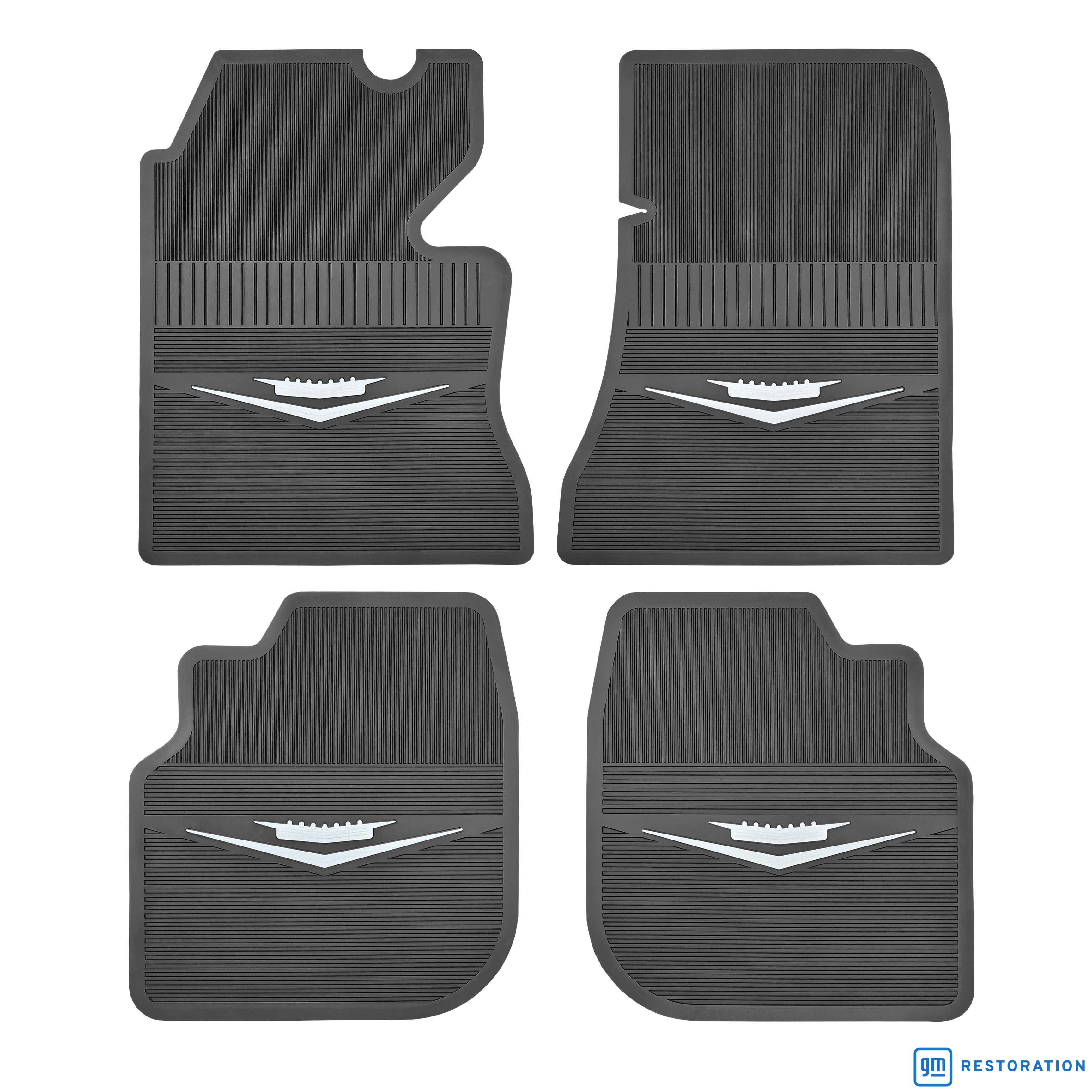 1961-1964 Cadillac Original Reproduction Floor Mats - Black