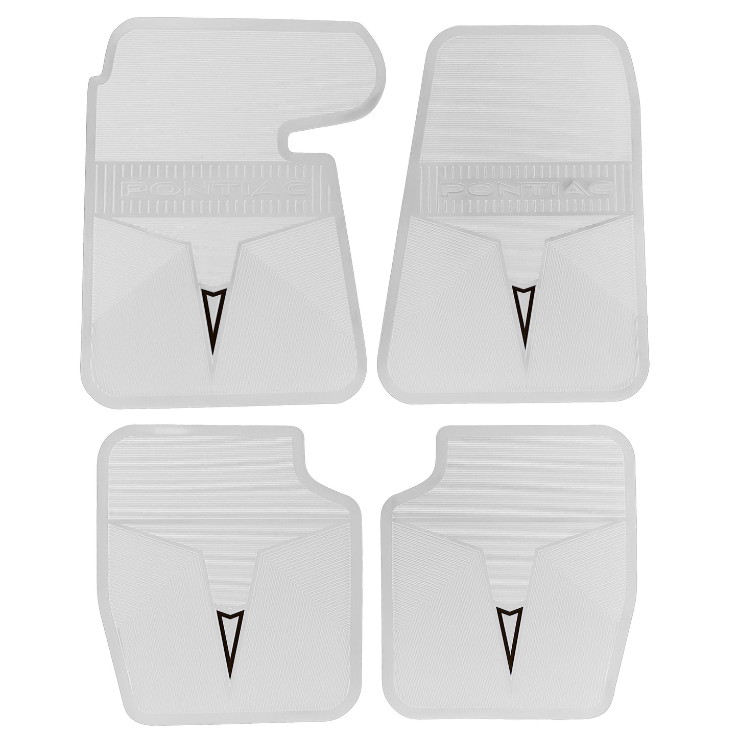 64-65 PONTIAC 'ORIGINAL REPRODUCTION' FLOOR MATS - WHITE