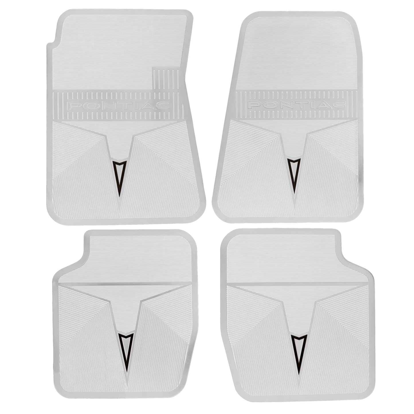 66-67 PONTIAC GTO/LEMANS/TEMPEST 'ORIGINAL REPRODUCTION' FLOOR MATS - WHITE