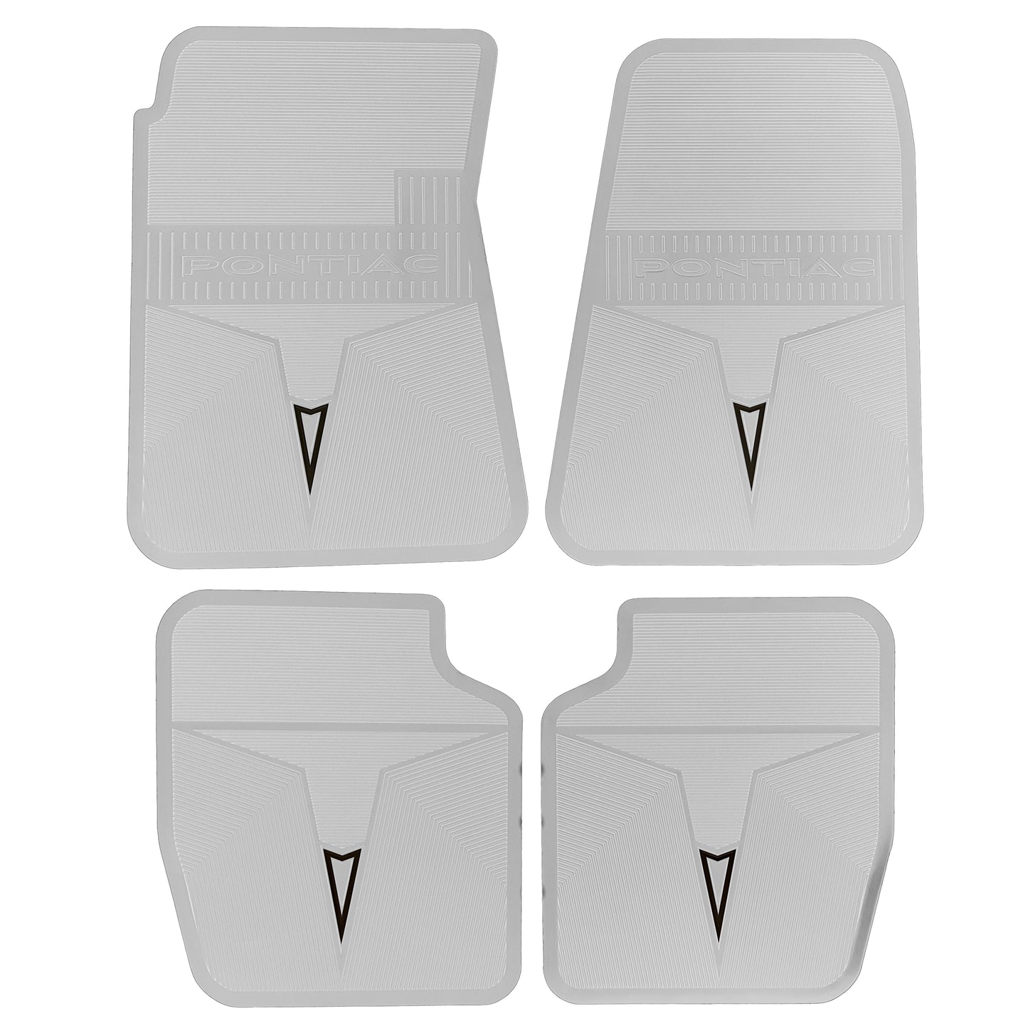 68-70 PONTIAC GTO/LEMANS/TEMPEST & 69-70 GRAND PRIX 'ORIGINAL REPRODUCTION' FLOOR MATS - WHITE