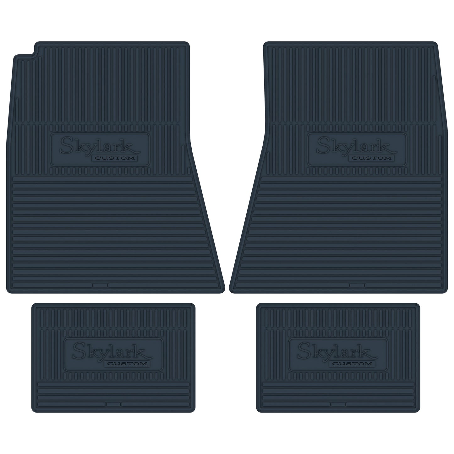 70-72 BUICK 'SKYLARK CUSTOM' FLOOR MATS - DARK BLUE