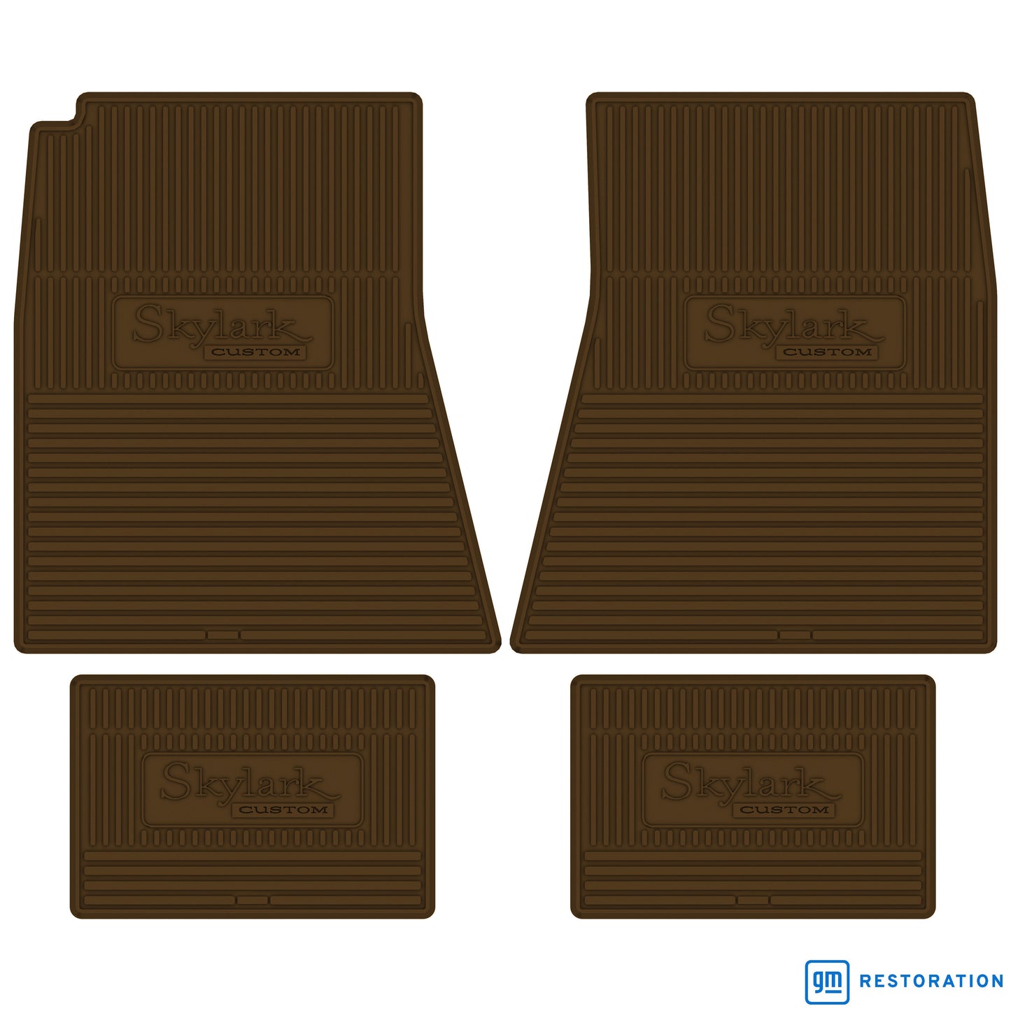 70-72 BUICK 'SKYLARK CUSTOM' FLOOR MATS - DARK SADDLE