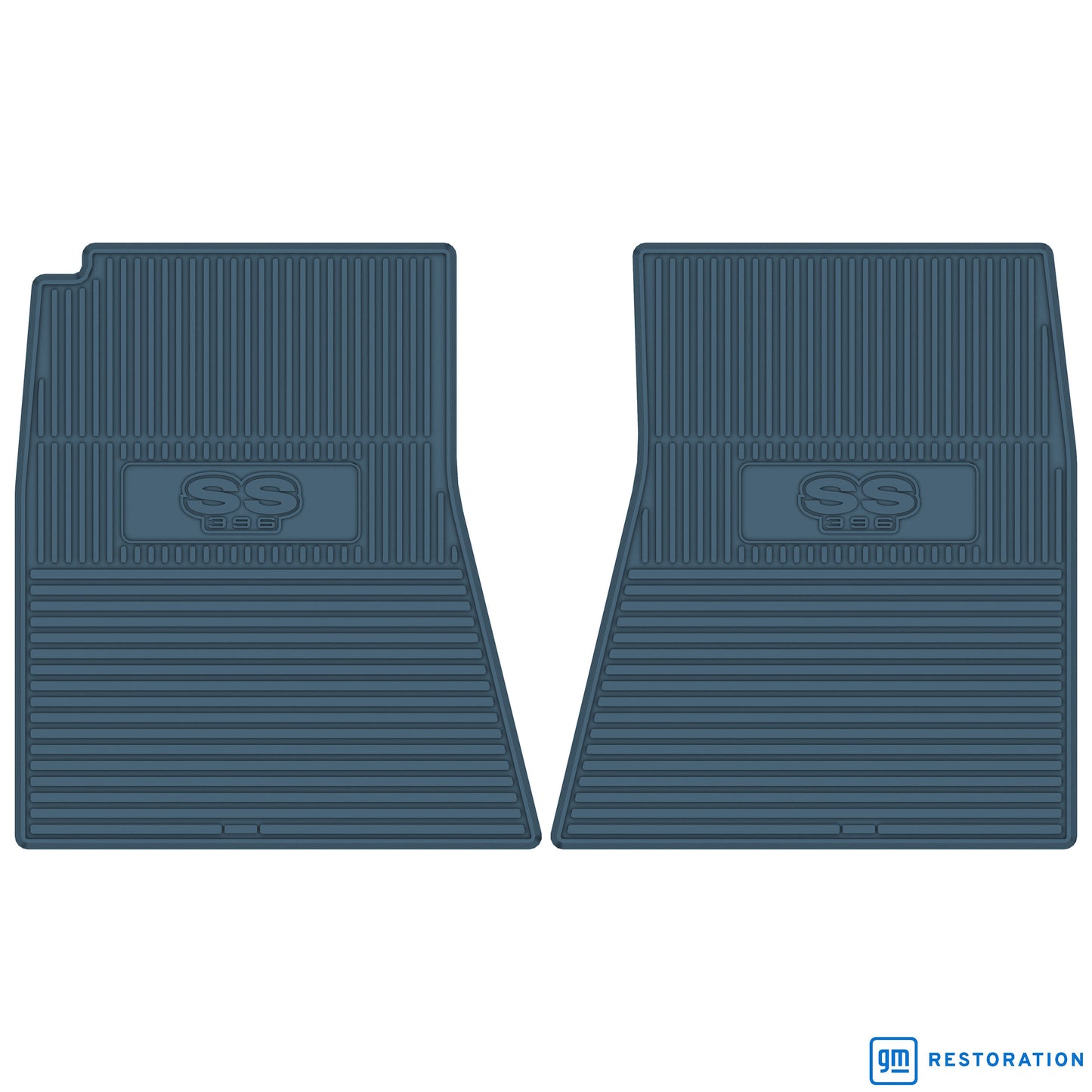 68-72 CHEVROLET EL CAMINO 'SS 396' FLOOR MATS - MEDIUM BLUE