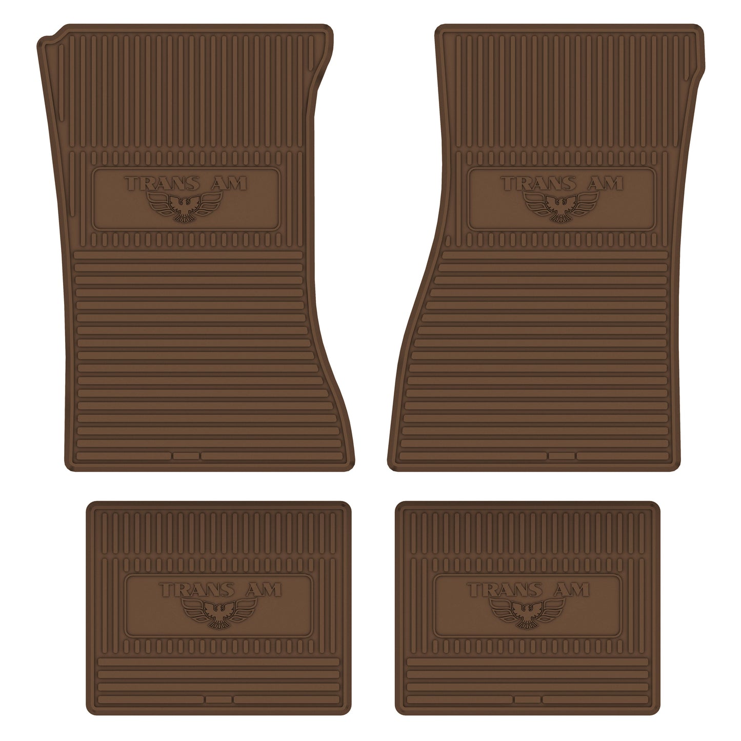 70-72 PONTIAC 'TRANS-AM' FLOOR MATS - SADDLE