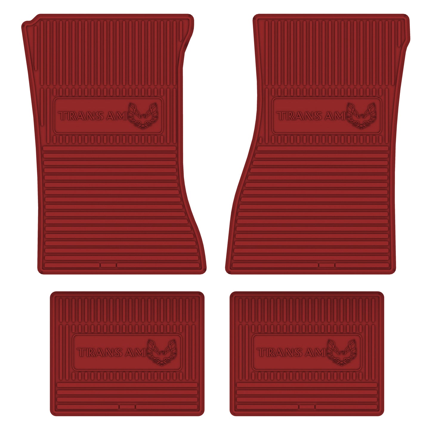 73-74 PONTIAC 'TRANS-AM' FLOOR MATS - RED