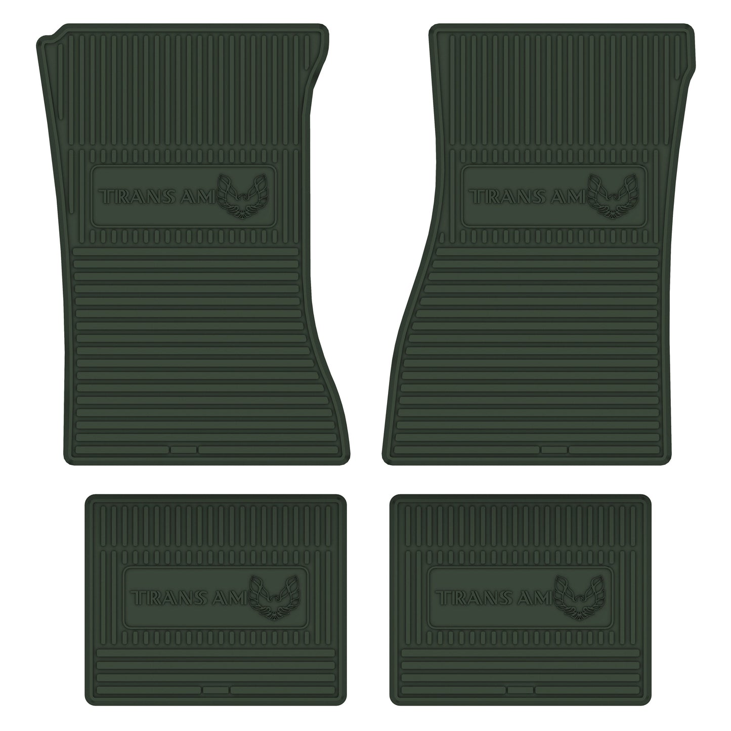 73-74 PONTIAC 'TRANS-AM' FLOOR MATS - GREEN