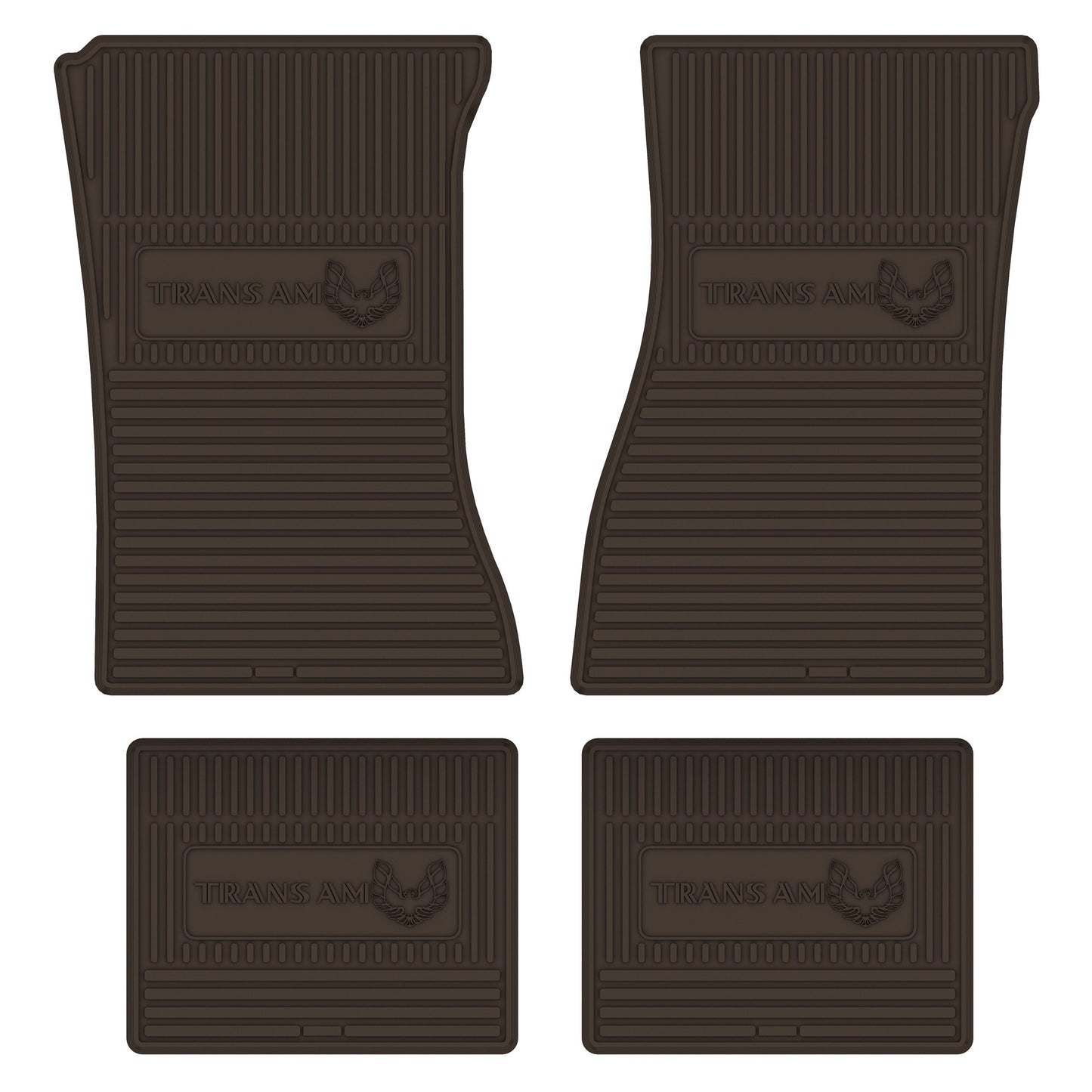 73-74 PONTIAC 'TRANS-AM' FLOOR MATS - BROWN