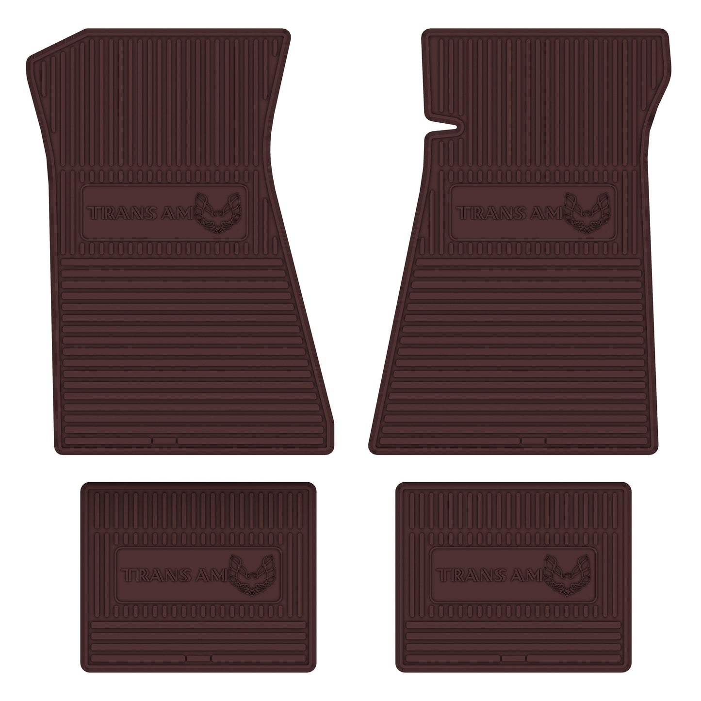75-78 PONTIAC 'TRANS-AM' FLOOR MATS - MAROON