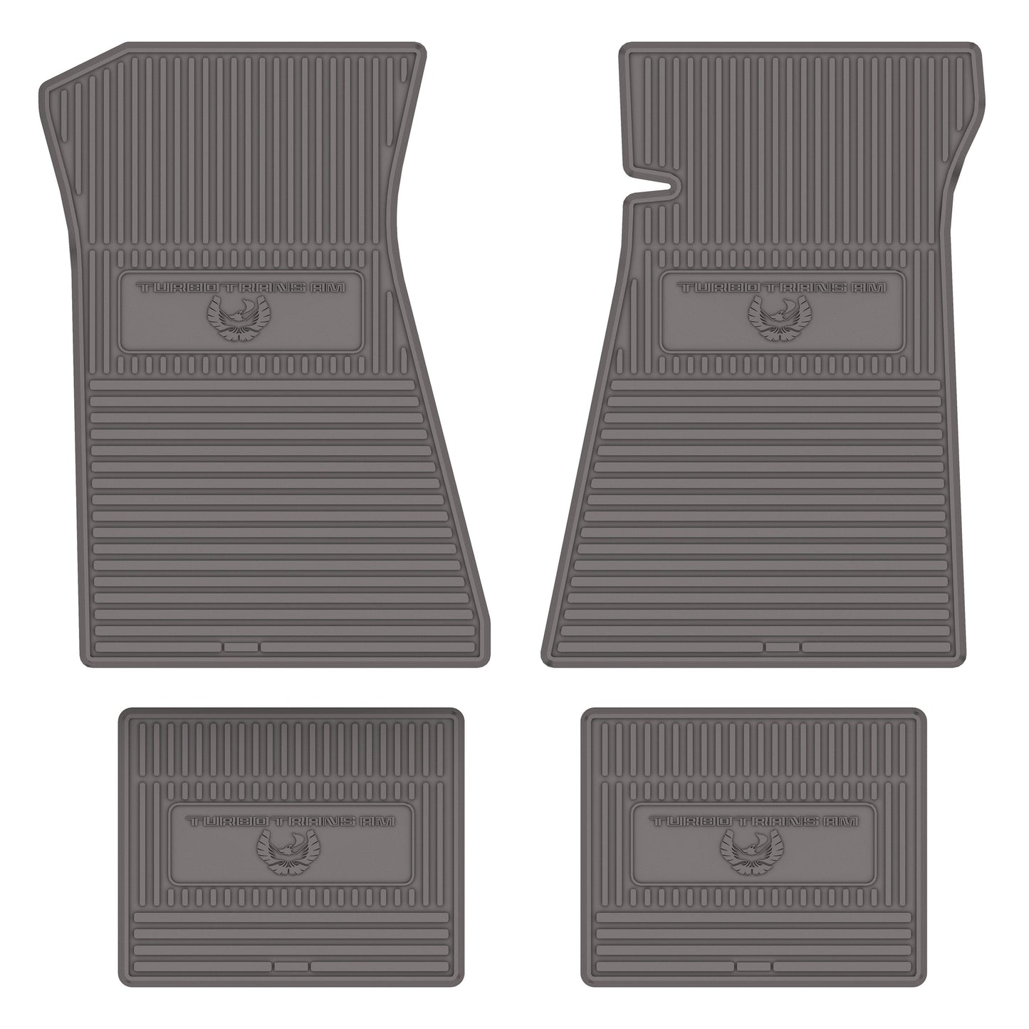 80/81 TURBO TRANS-AM VINYL FLOORMATS - SILVER