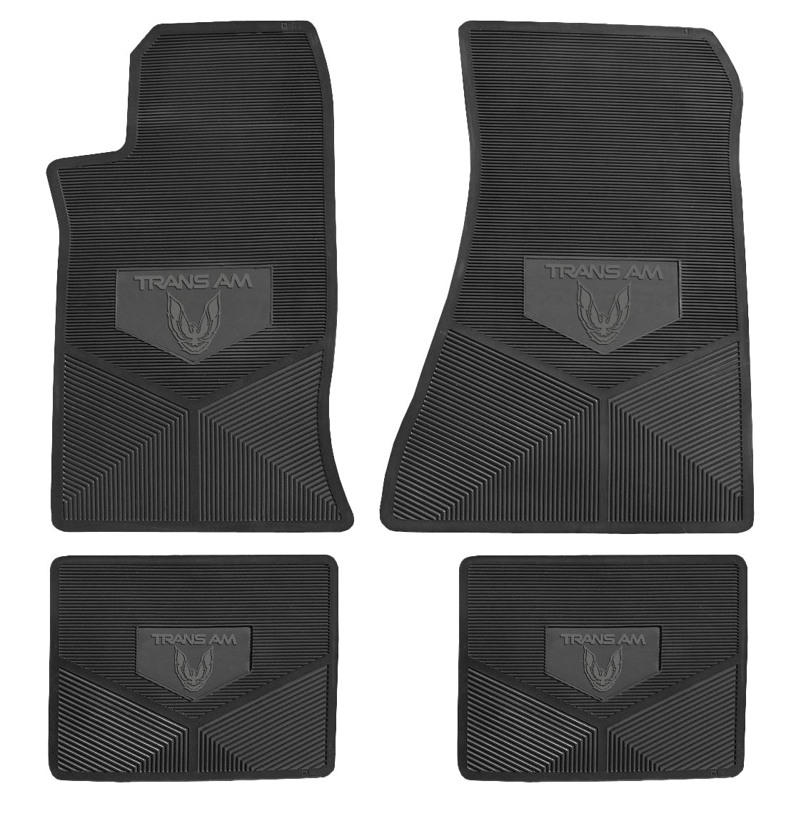 85/92 TRANS-AM VINYL FLOORMATS BLACK