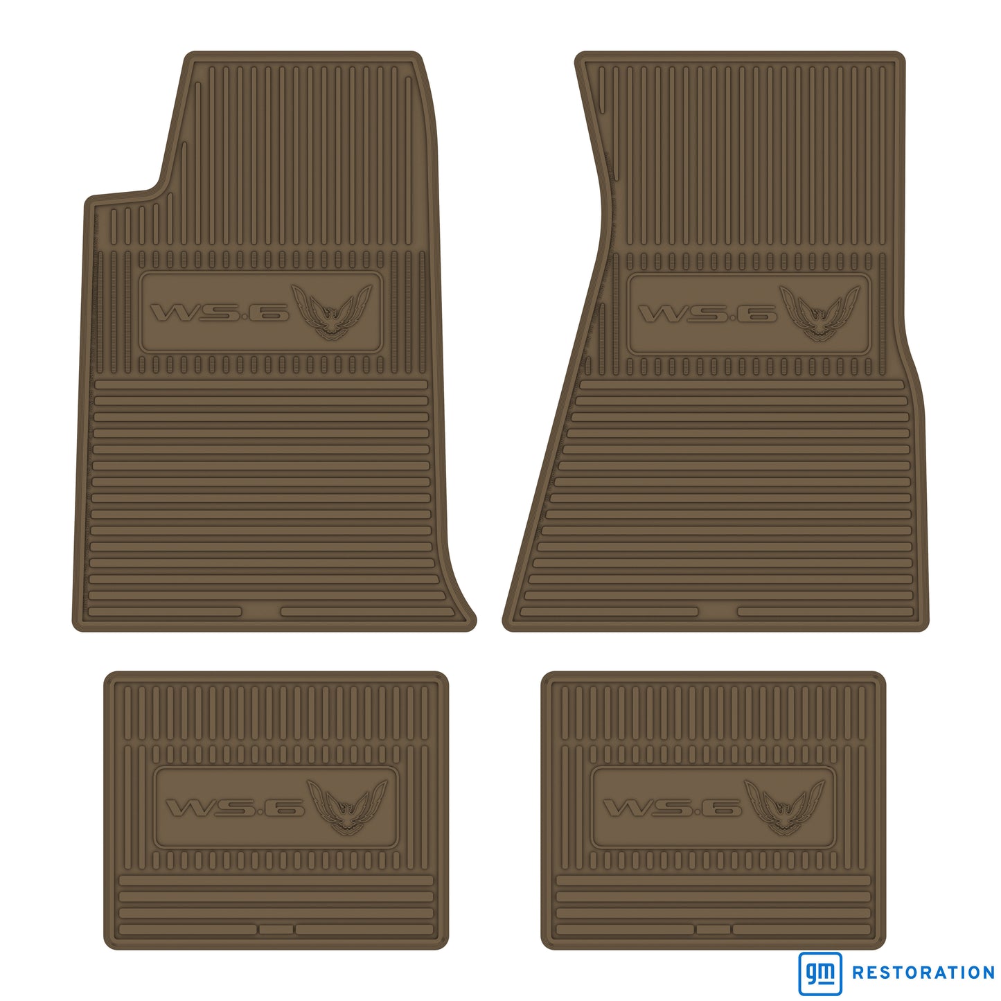 96-02 PONTIAC TRANS-AM 'WS.6' FLOOR MATS - DARK GOLD