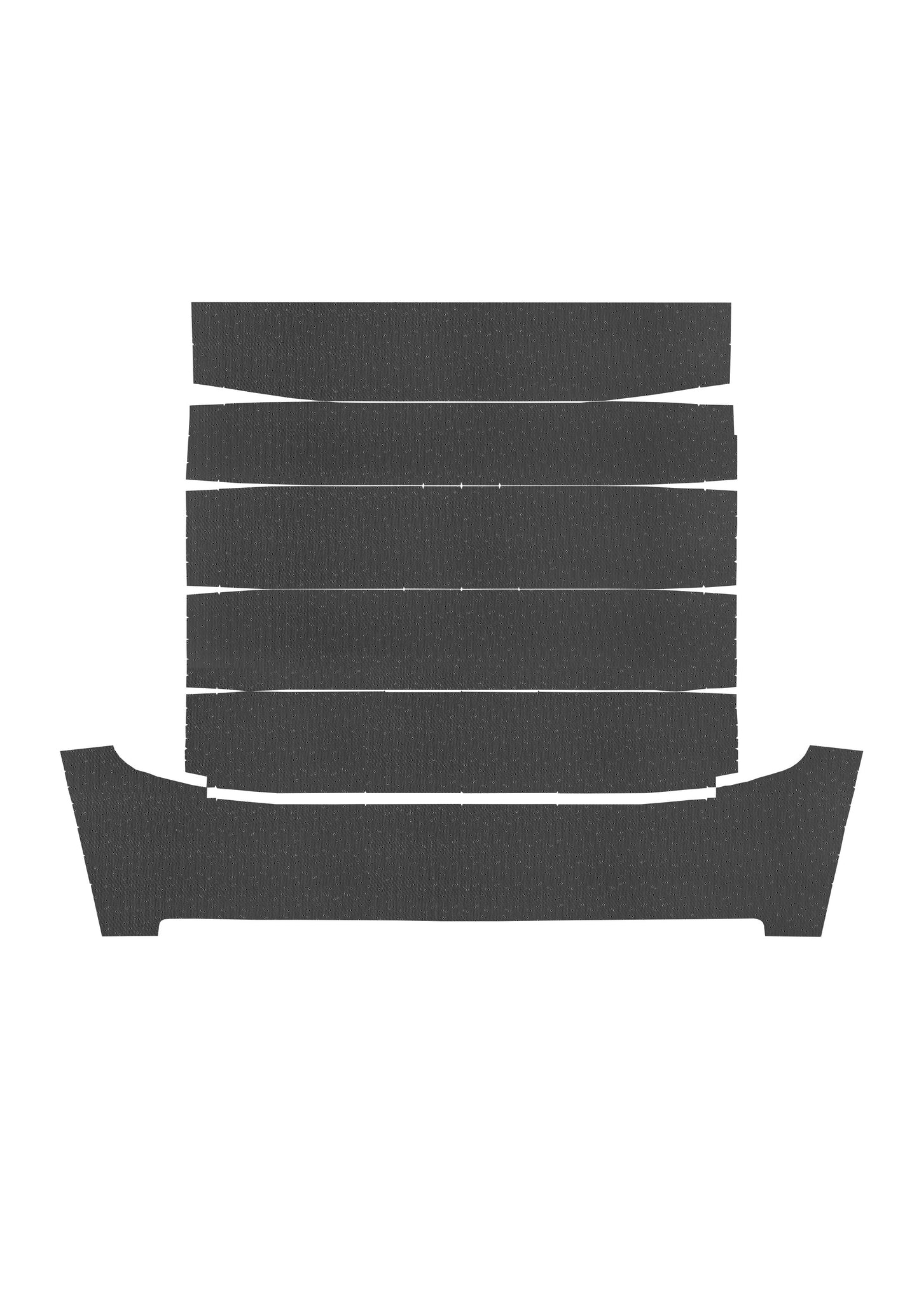 64-66 BARRACUDA HEADLINER (WEYMOUTH PERFORATED) - BLACK