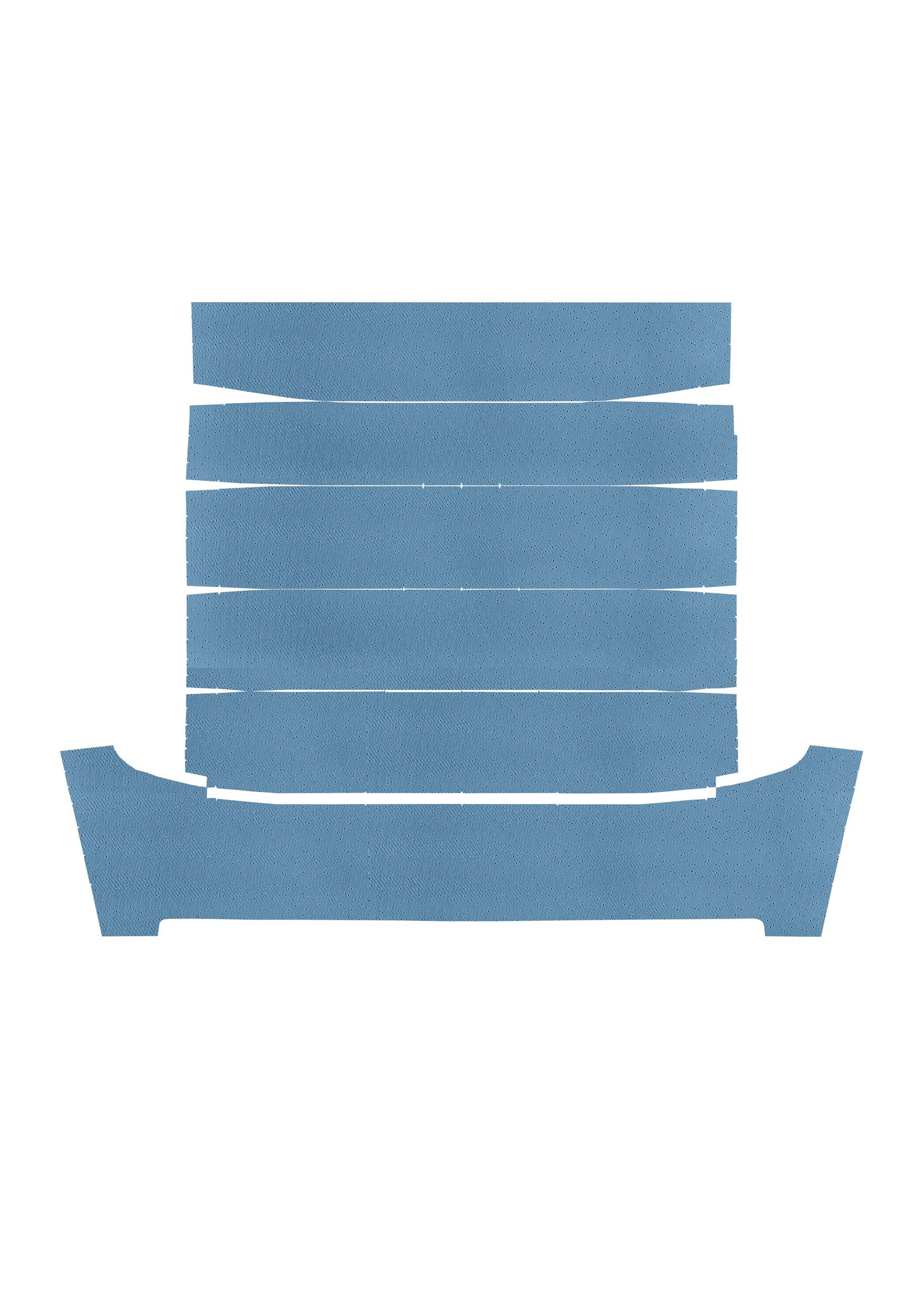 64-65 BARRACUDA HEADLINER (WEYMOUTH PERFORATED) - MEDIUM BLUE