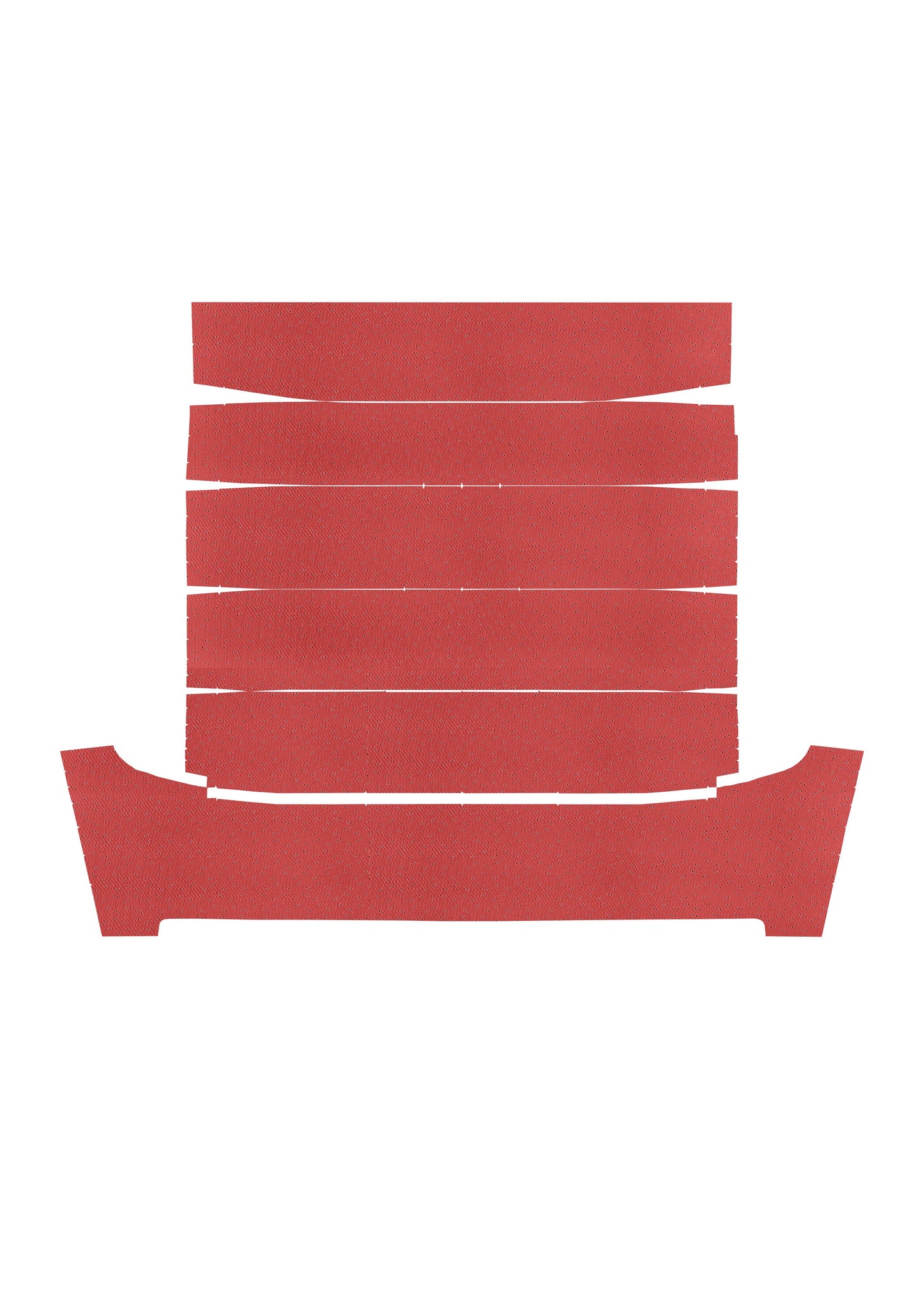 64-65 BARRACUDA HEADLINER (WEYMOUTH PERFORATED) - BRIGHT RED