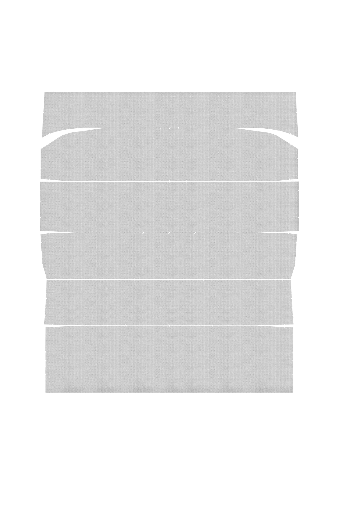 64-65 GTO/LEMANS HARDTOP HEADLINER (RECESSED STAR) - SILVER