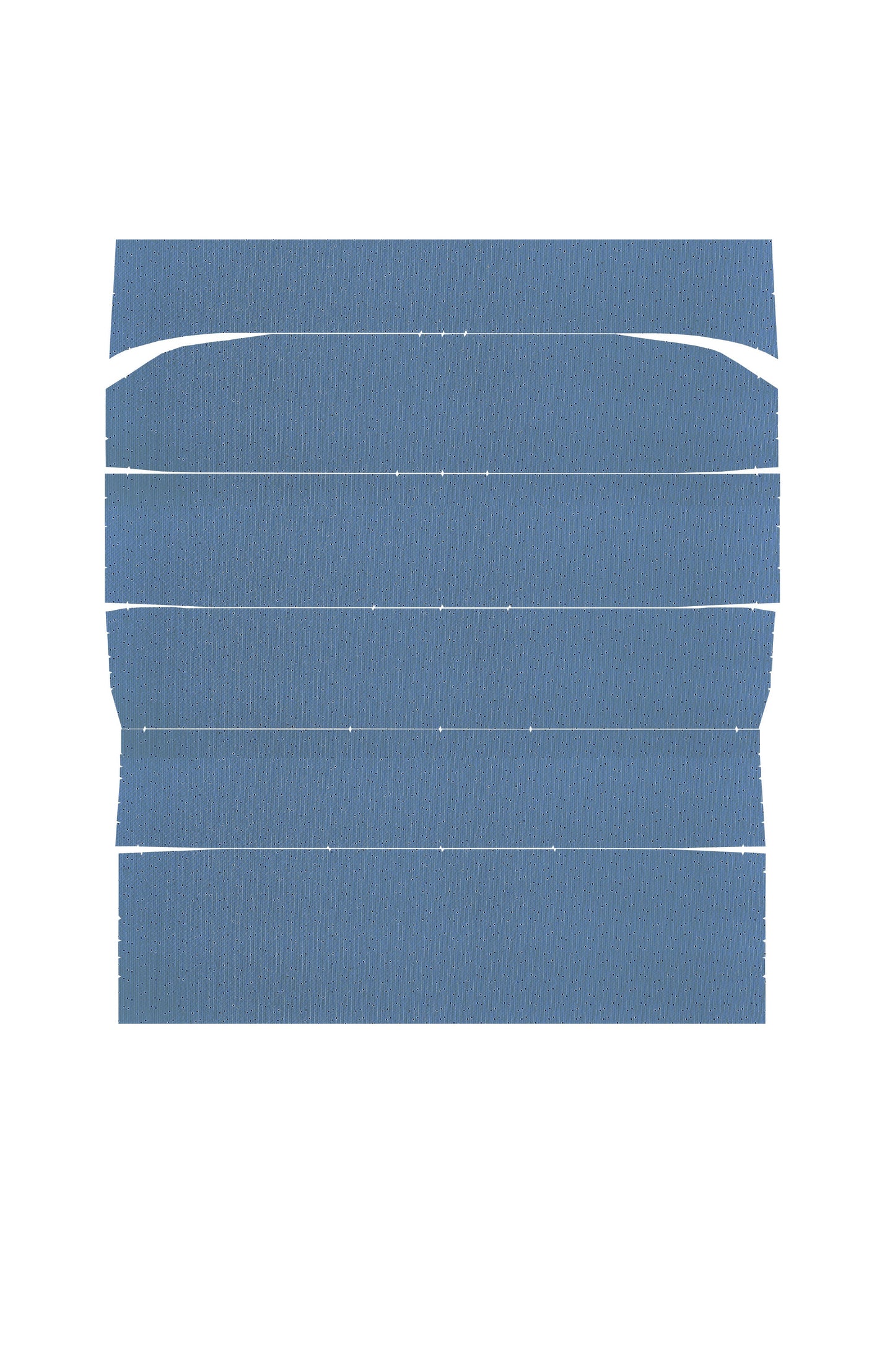 65 GTO/LEMANS HARDTOP HEADLINER (WEYMOUTH PERFORATED) - MEDIUM BLUE